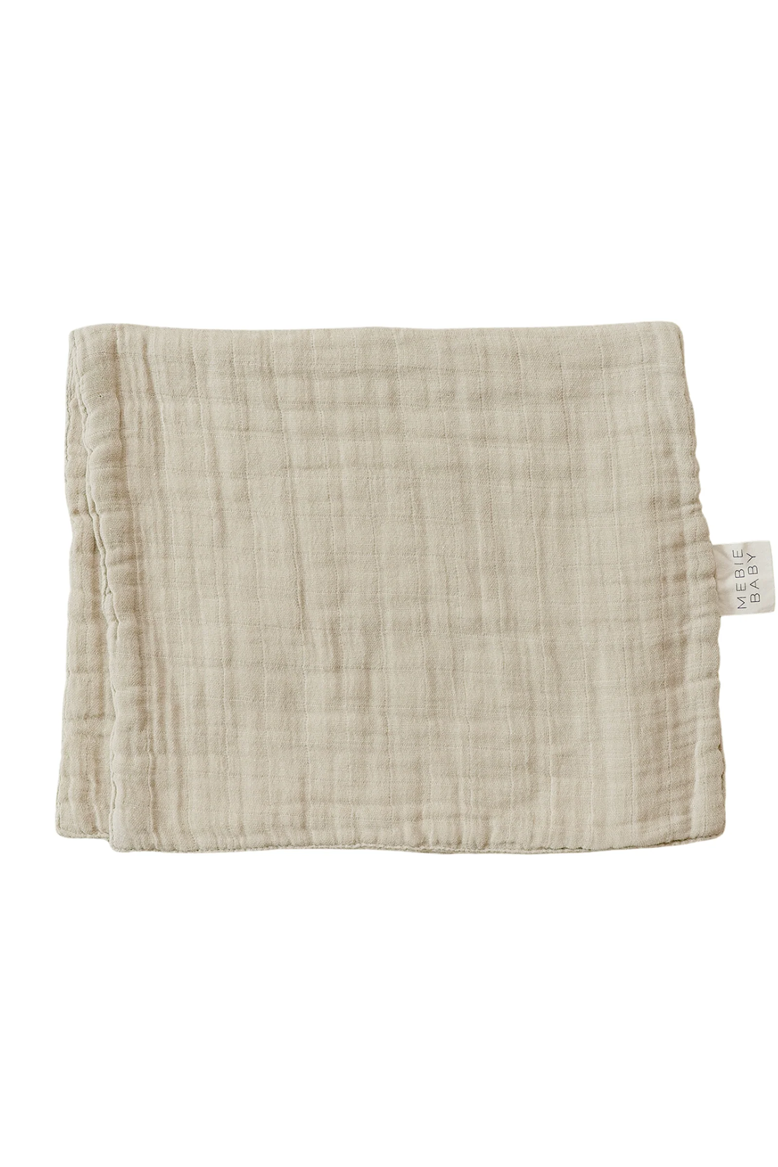 Mebie Baby Oatmeal Muslin Burp Cloth, 100% Cotton, Baby Essentials - Image 2