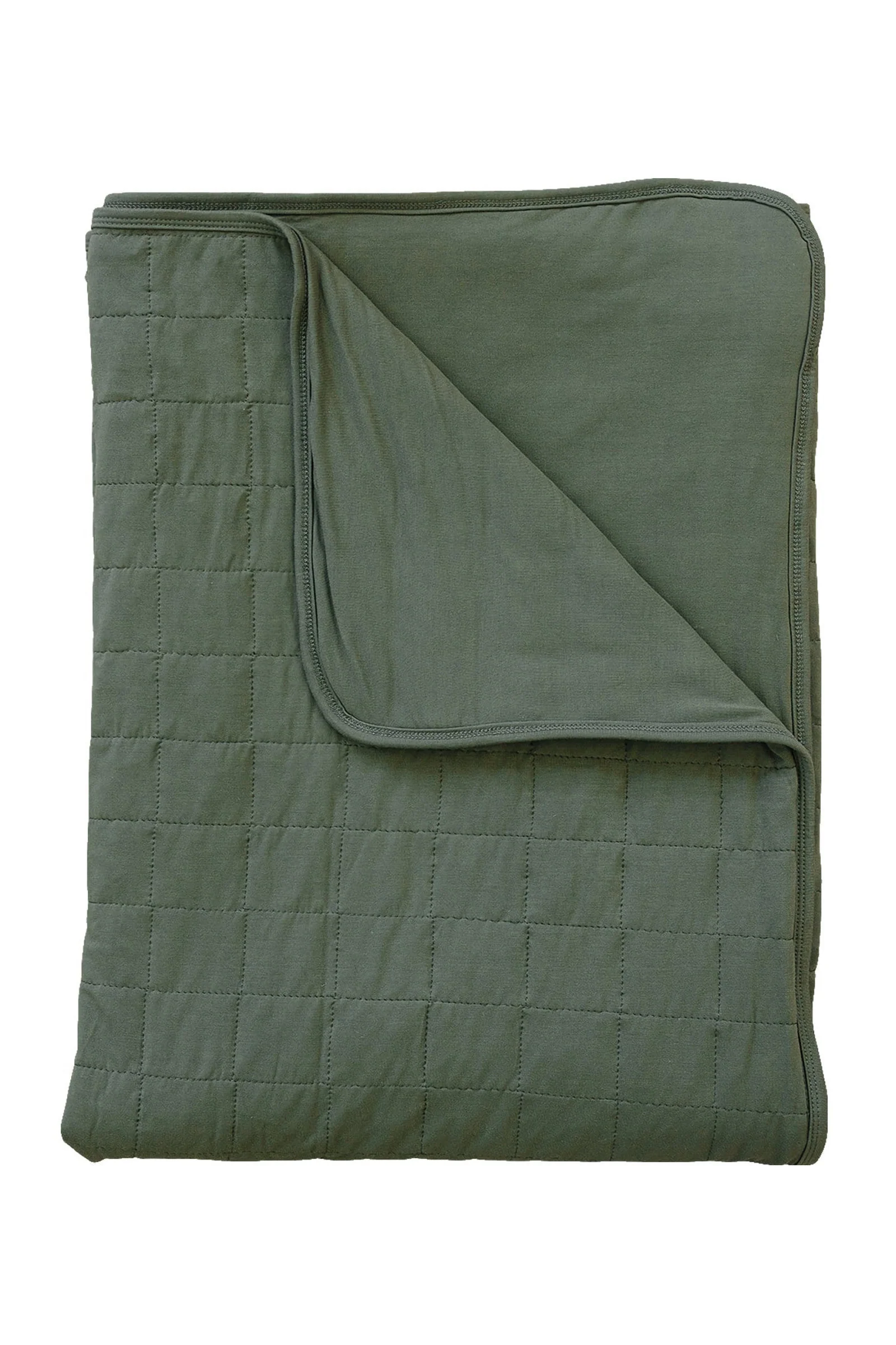 Mebie Baby Olive Lap Quilt, Bamboo, Baby Essentials, Gender Neutral - Image 2