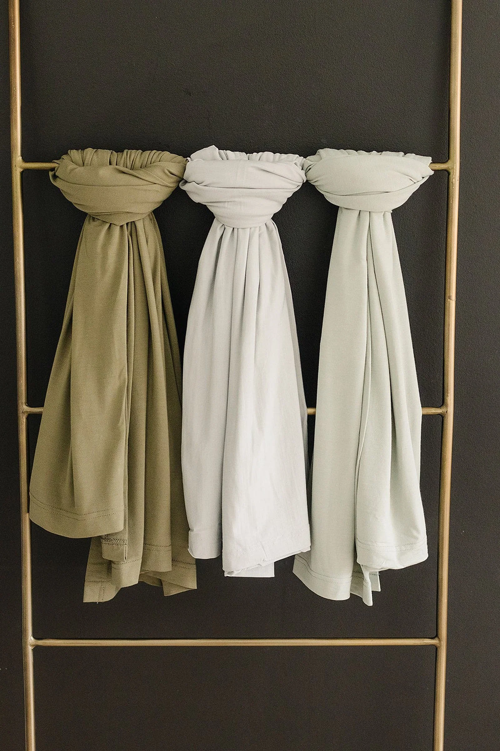Olive Stretch Swaddle Blanket | Bamboo | Baby Essentials | Gender Neutral - Image 9