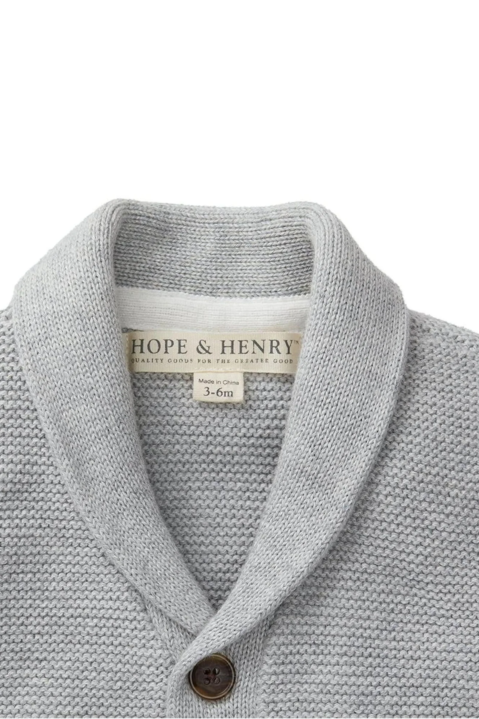 Baby Organic Cardigan and Sweater Legging, Gray Heather, Boxed Gift Set - Image 5