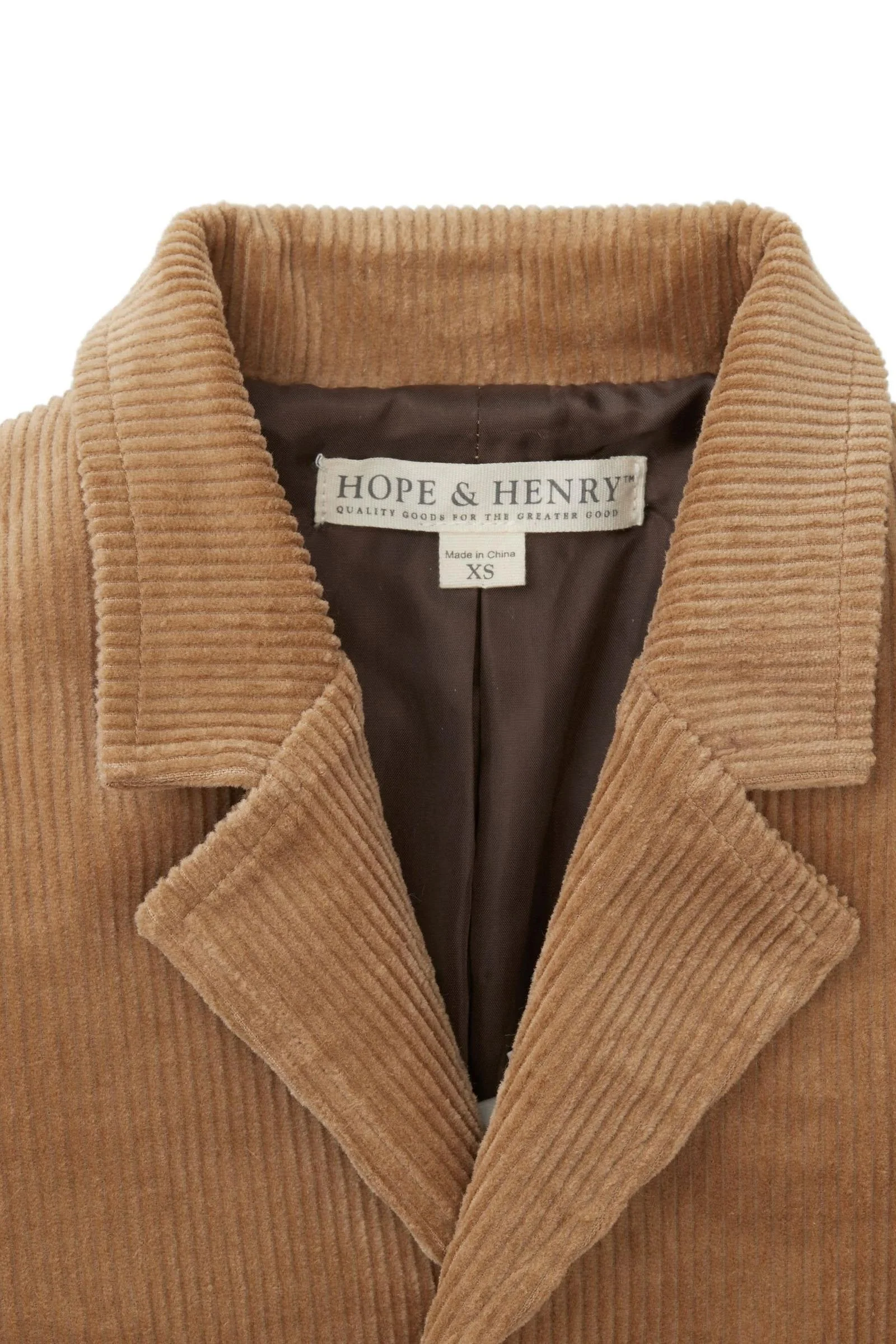 Hope & Henry Organic Corduroy Blazer for Boys, Medium Brown, Sizes 2T-12 - Image 7