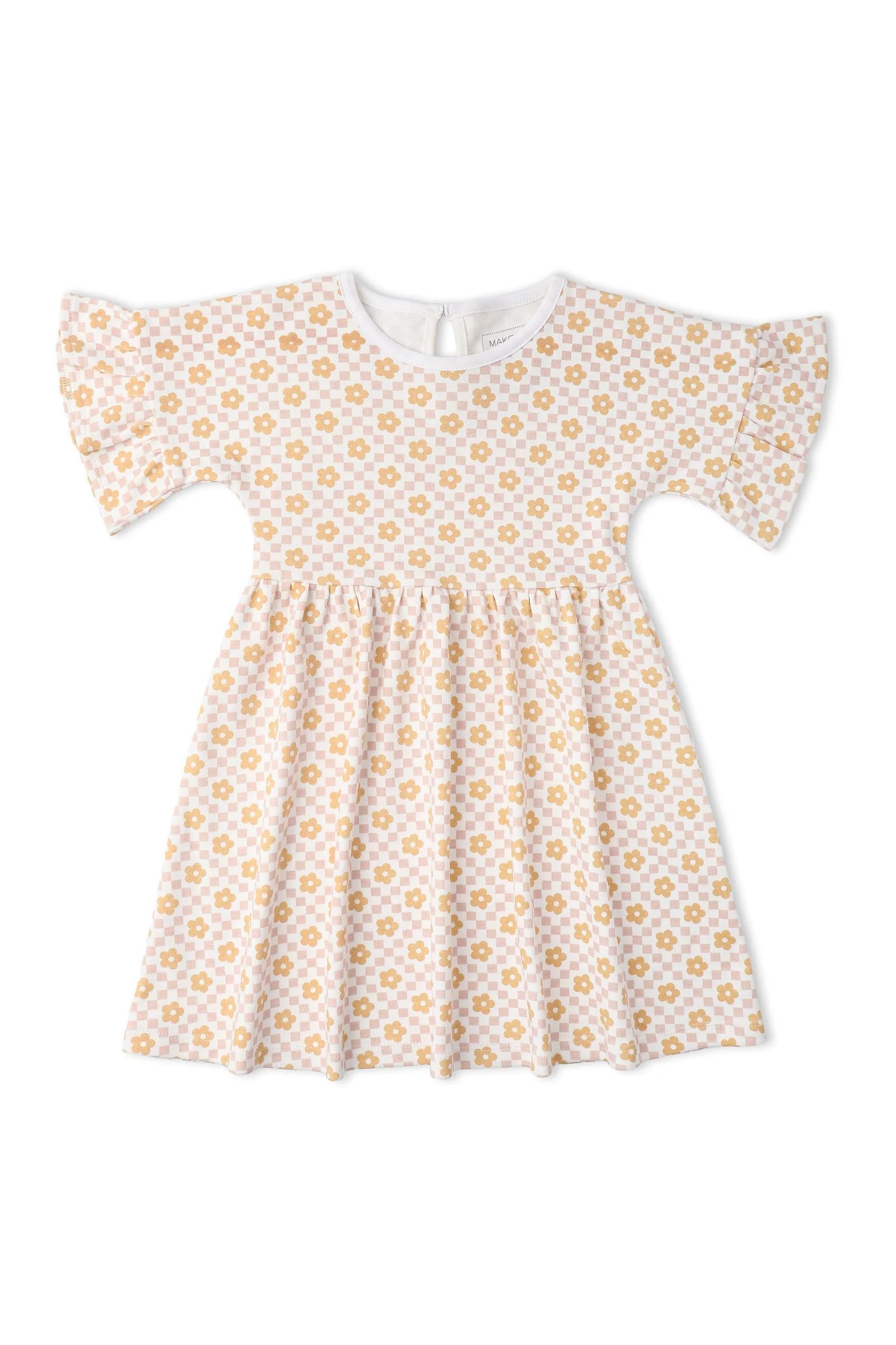 Organic Dolman Sleeve Dress - Pop Floral - Image 2
