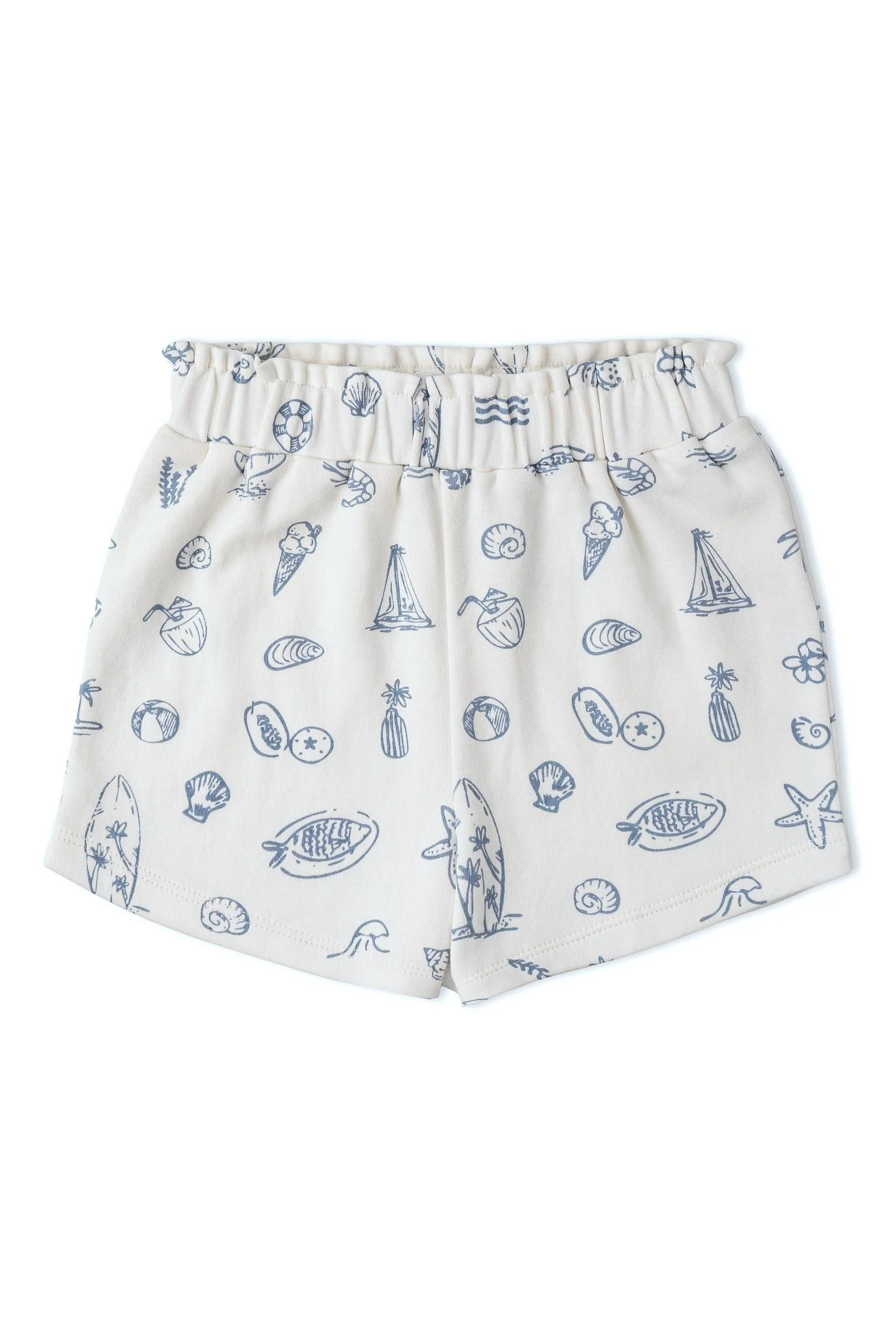 Organic Drop Shoulder Tee & Shorts Set - Coastal - Image 5