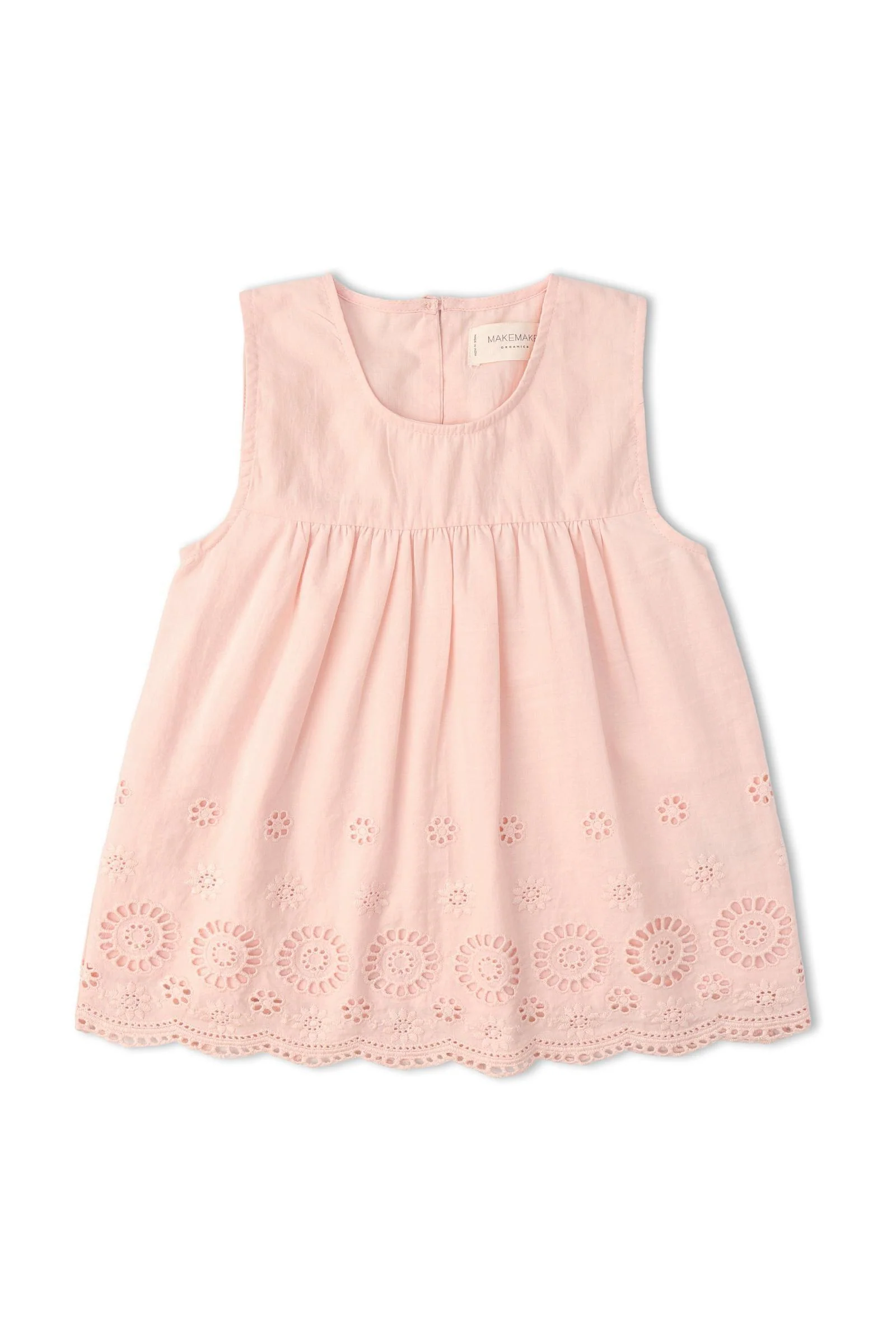 Organic Eyelet Top And Pant Set - Blush Eyelet - Image 4