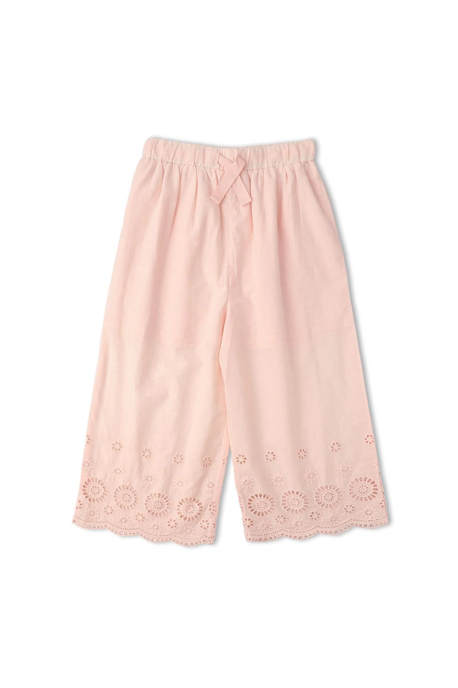 Organic Eyelet Top And Pant Set - Blush Eyelet - Image 5
