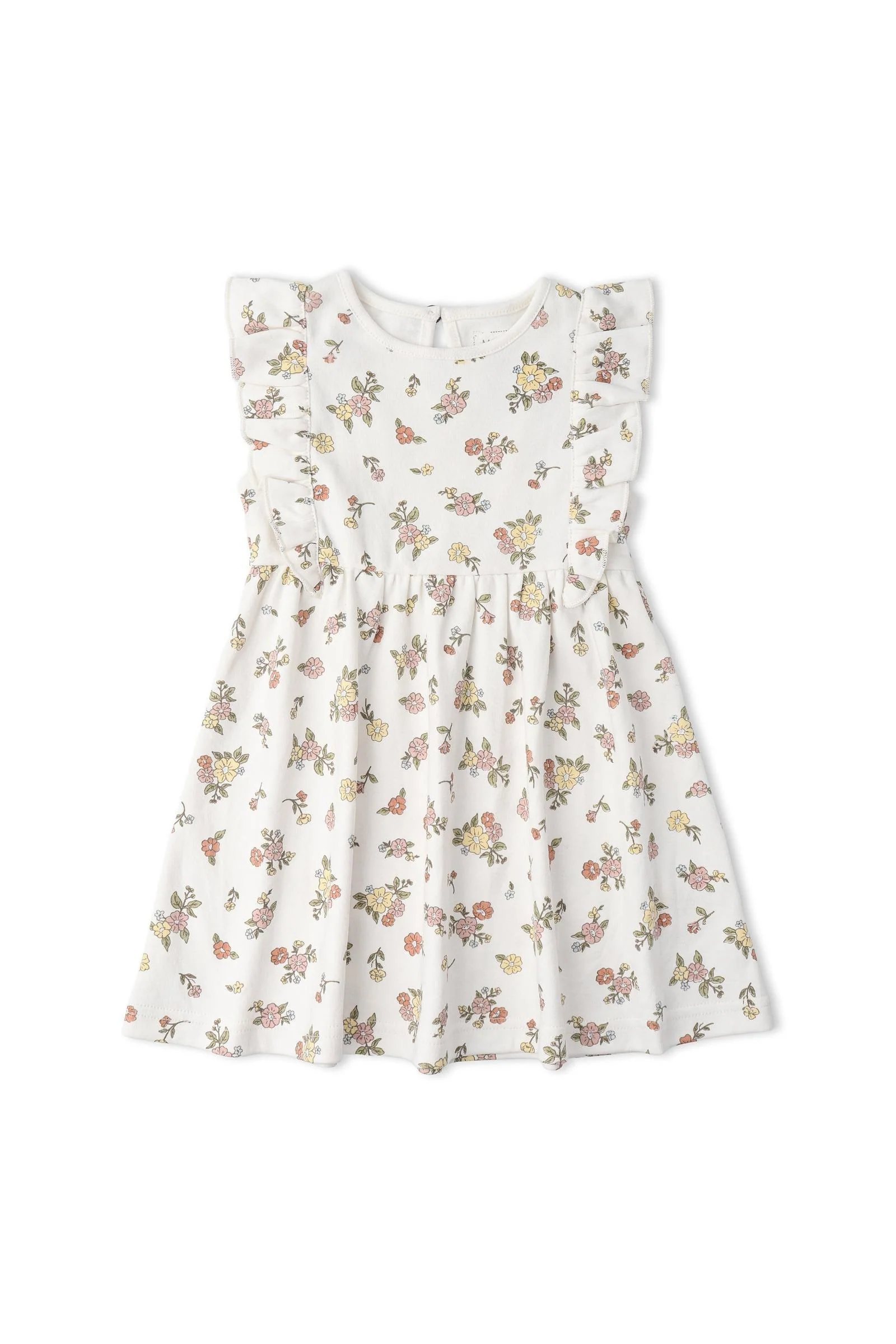 Organic Flutter Dress - Meadow - Image 5