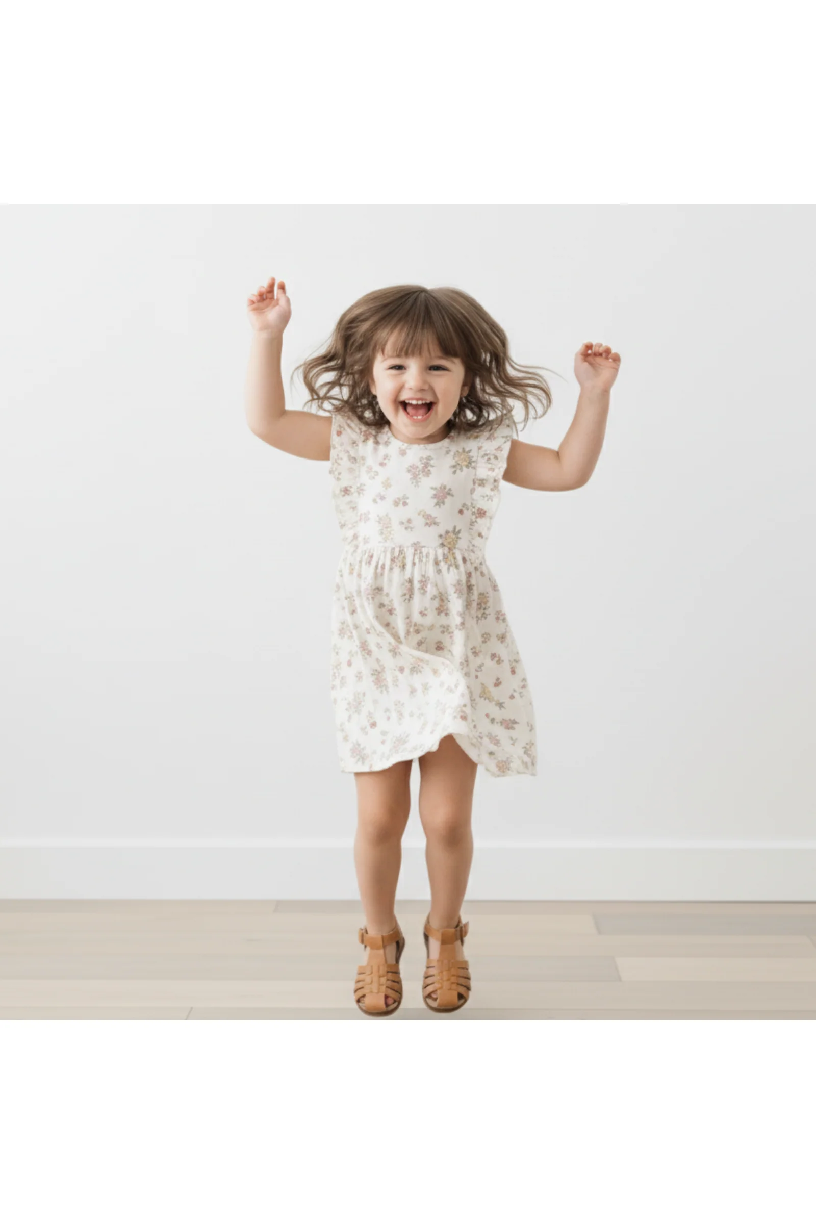 Organic Flutter Dress - Meadow - Image 6