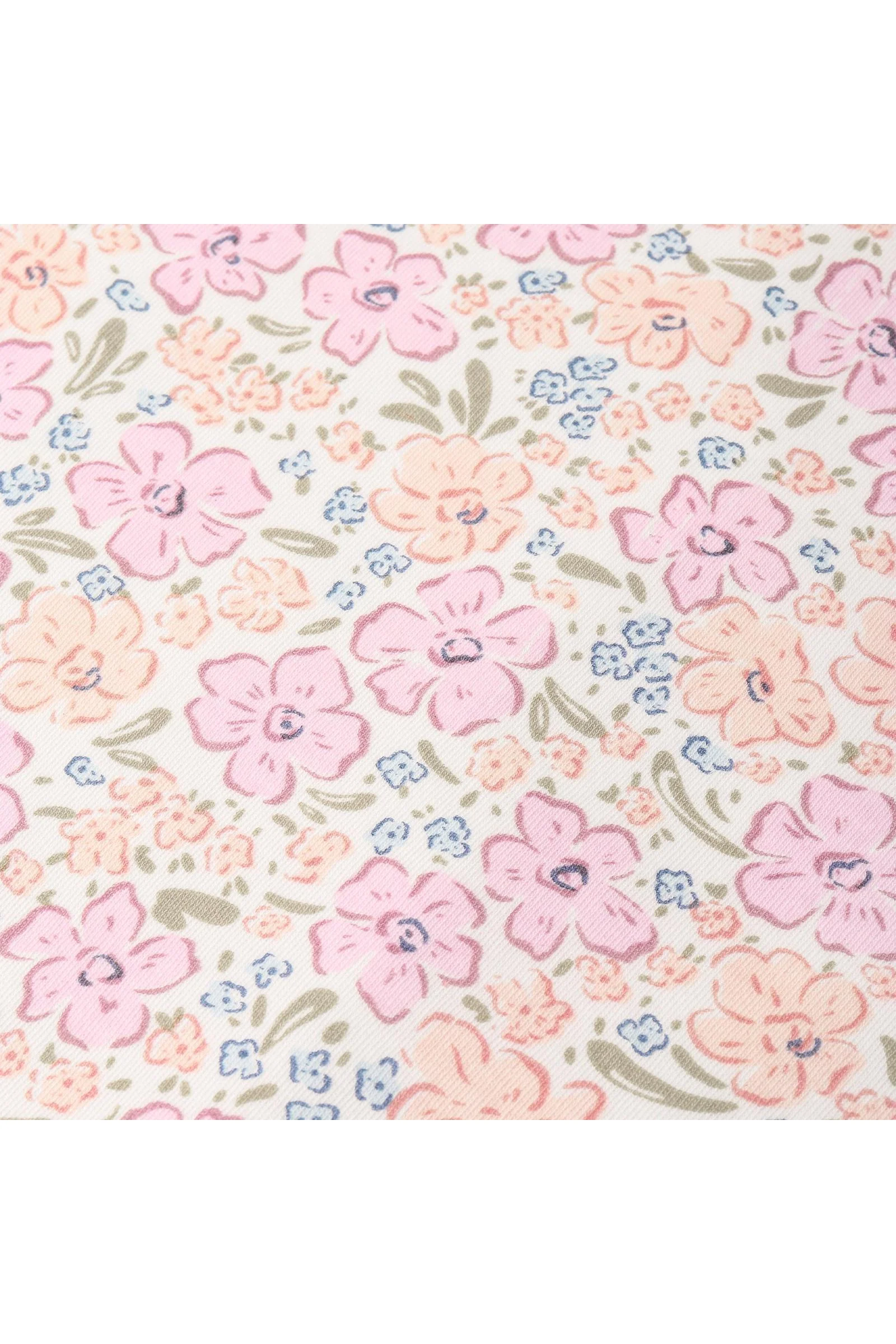 Organic Flutter Romper - Peony - Image 4