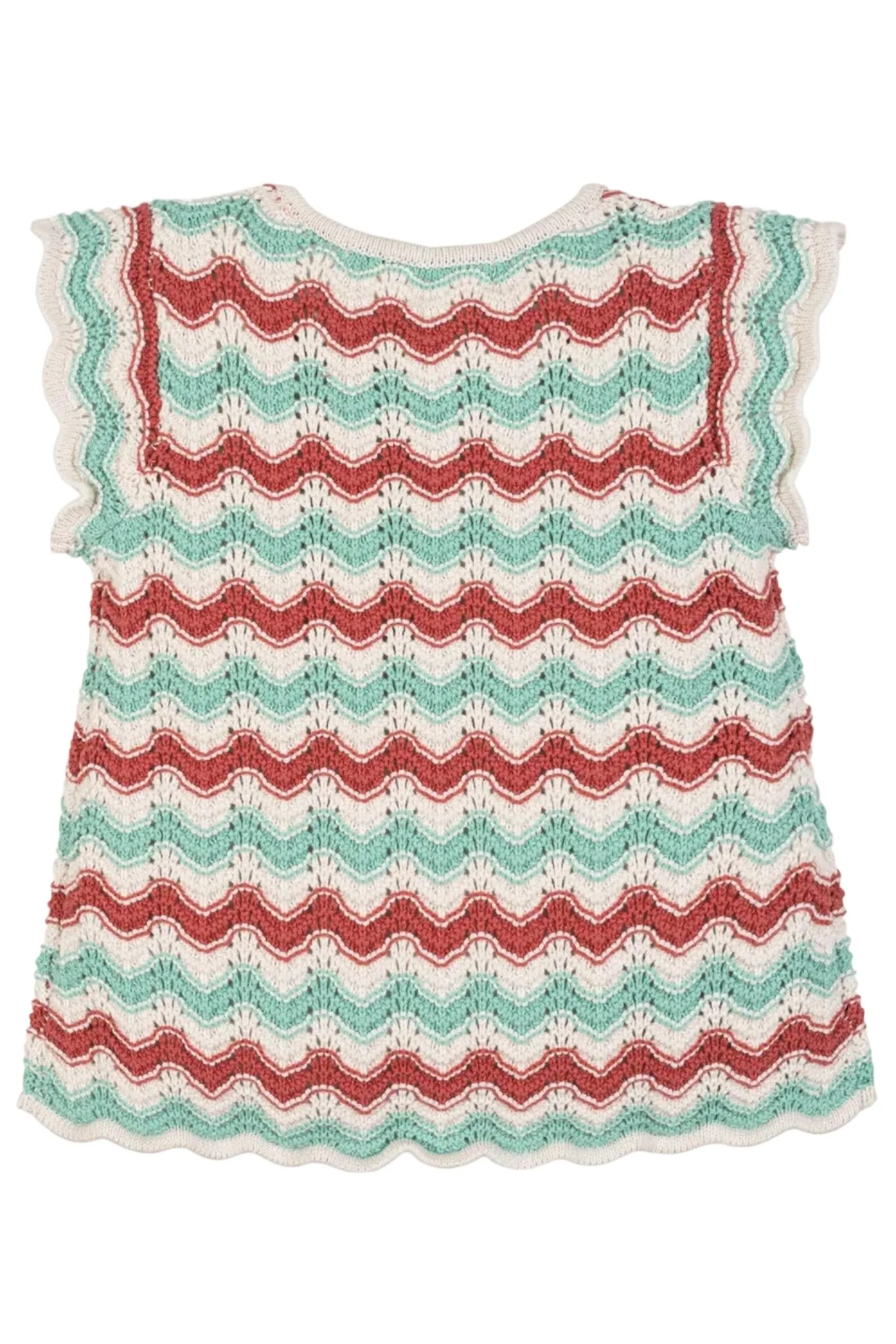Organic Cotton Flutter Sleeve Sweater Top, Tidal Wiggle, Toddler & Kids, Family Matching Outfits - Image 5