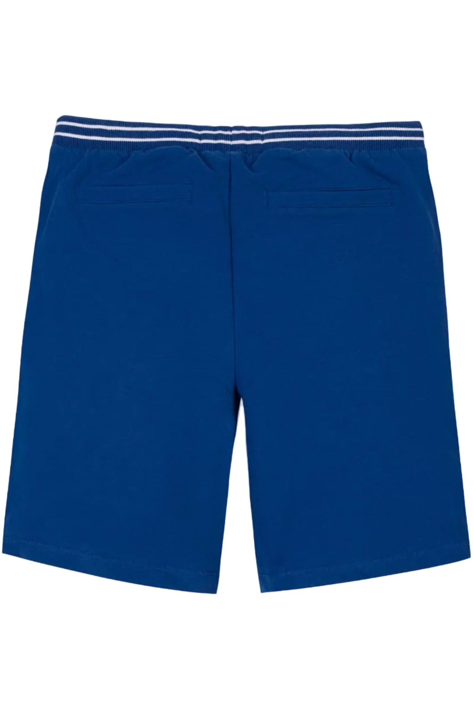 Organic Cotton French Terry Pull-On Short, Blue, Sizes 4T-14 - Image 4