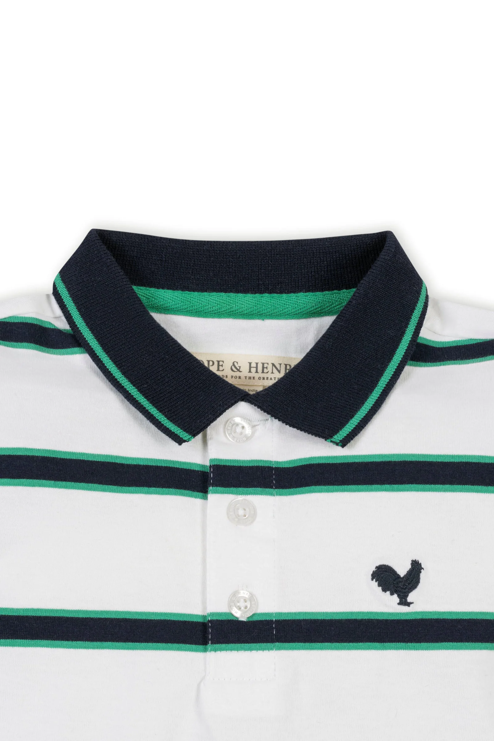 Organic Cotton Jersey Polo Shirt, Pickleball Stripe, Sizes 2T-18 - Image 3