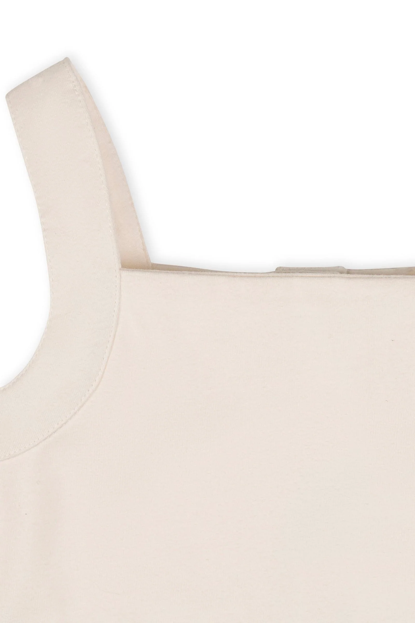 Organic Cotton Knit Tank Sundress with Flounce, Bluebell & Cream, Toddler & Kids - Image 3