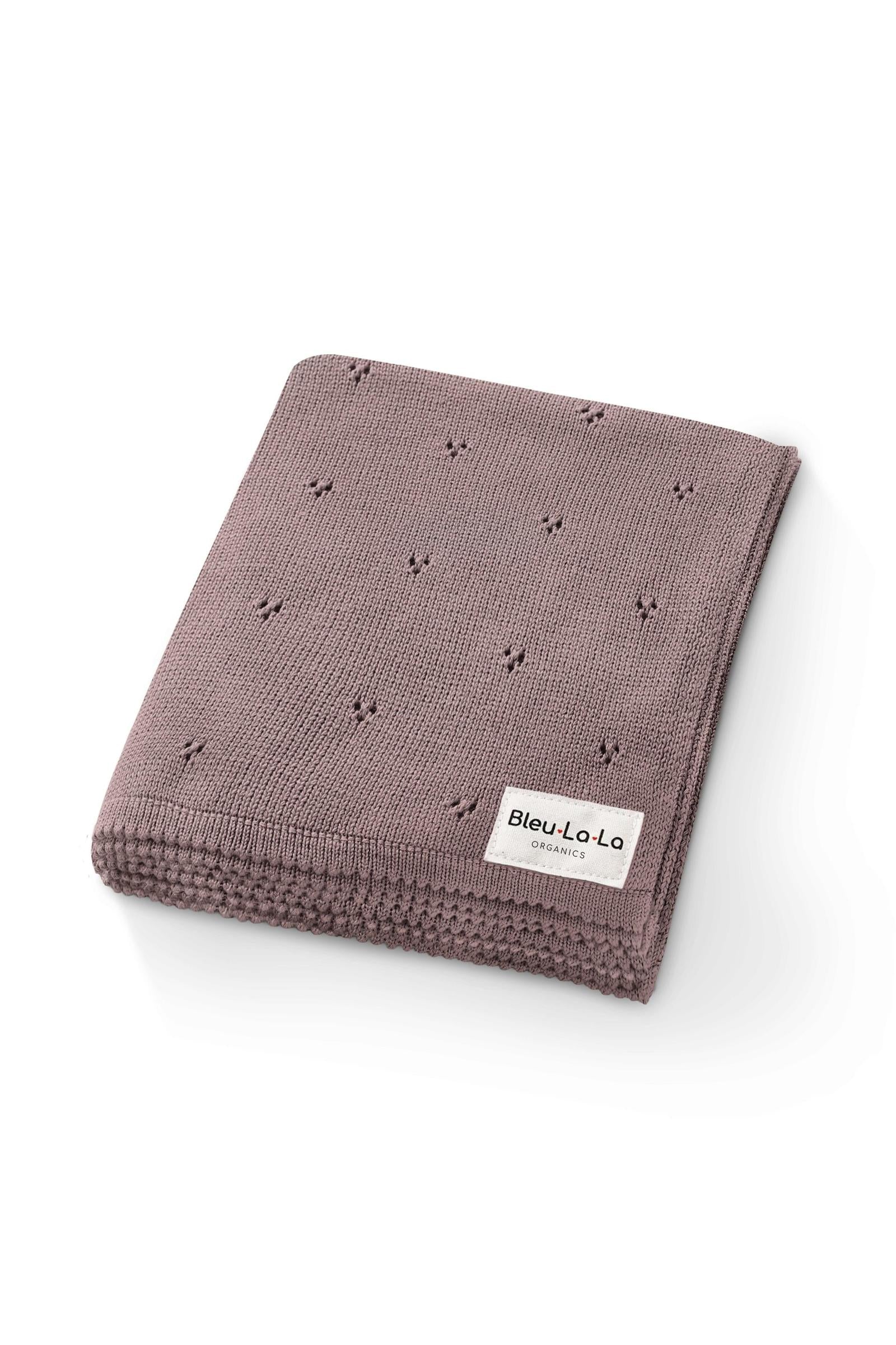 Organic Pointelle Luxury Knit Swaddle Blanket, 100% Cotton - Image 2