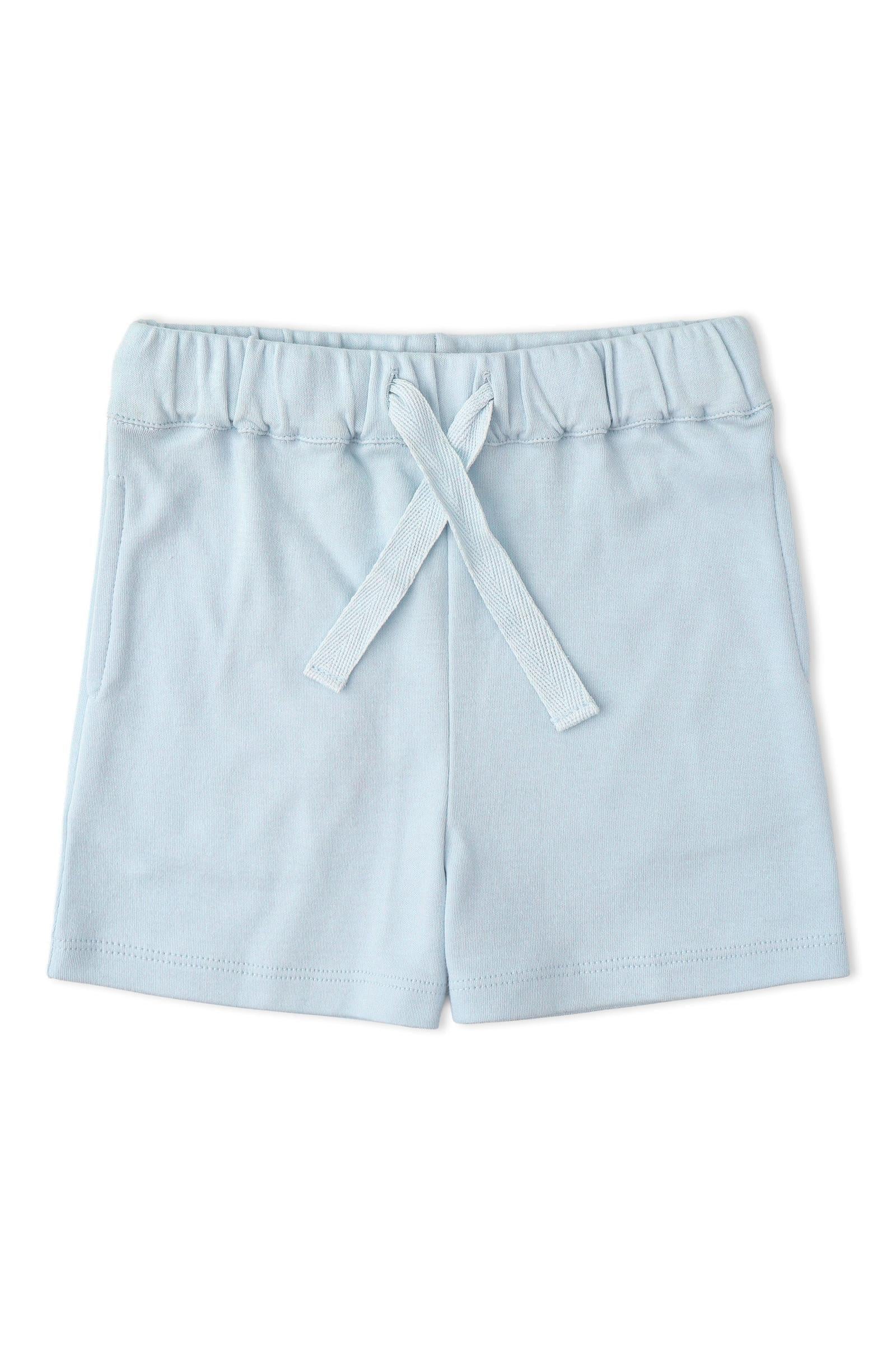 Organic Polo Shirt & Shorts Set - Light Blue - Image 5