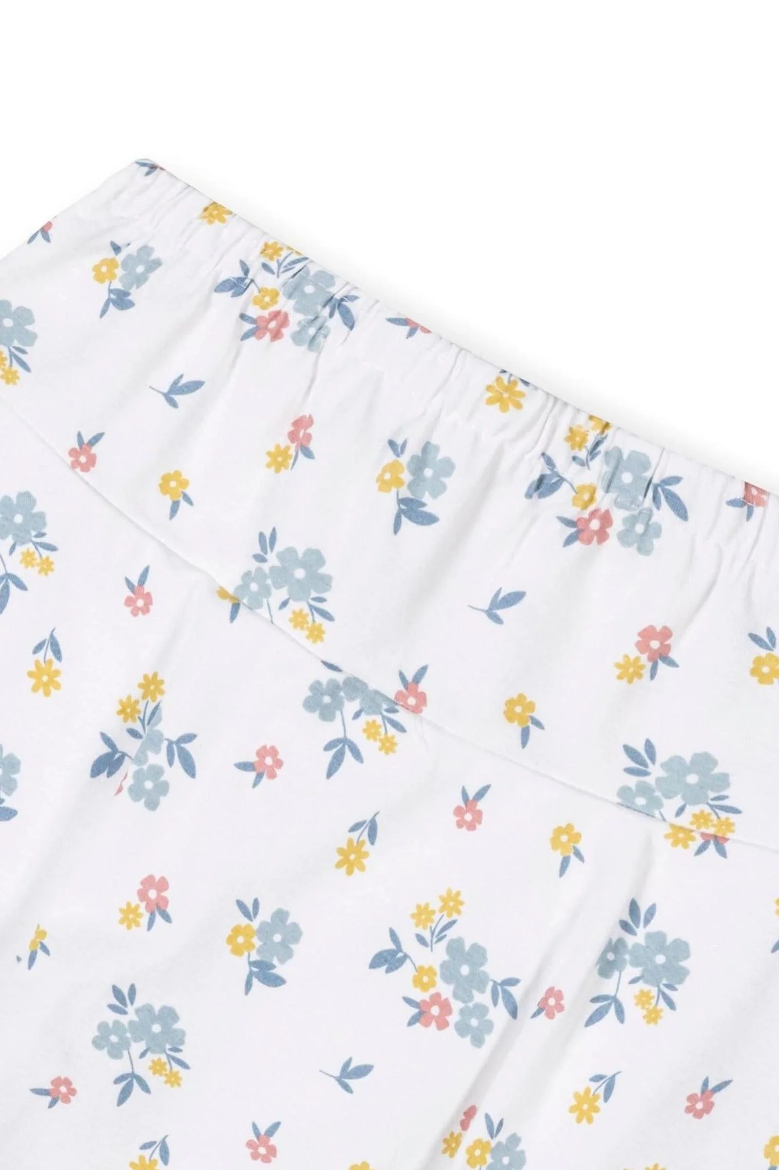 Hope & Henry Organic Cotton Printed Knit Skort, Sunlit Multi Floral, Sizes 2T-12 - Image 3