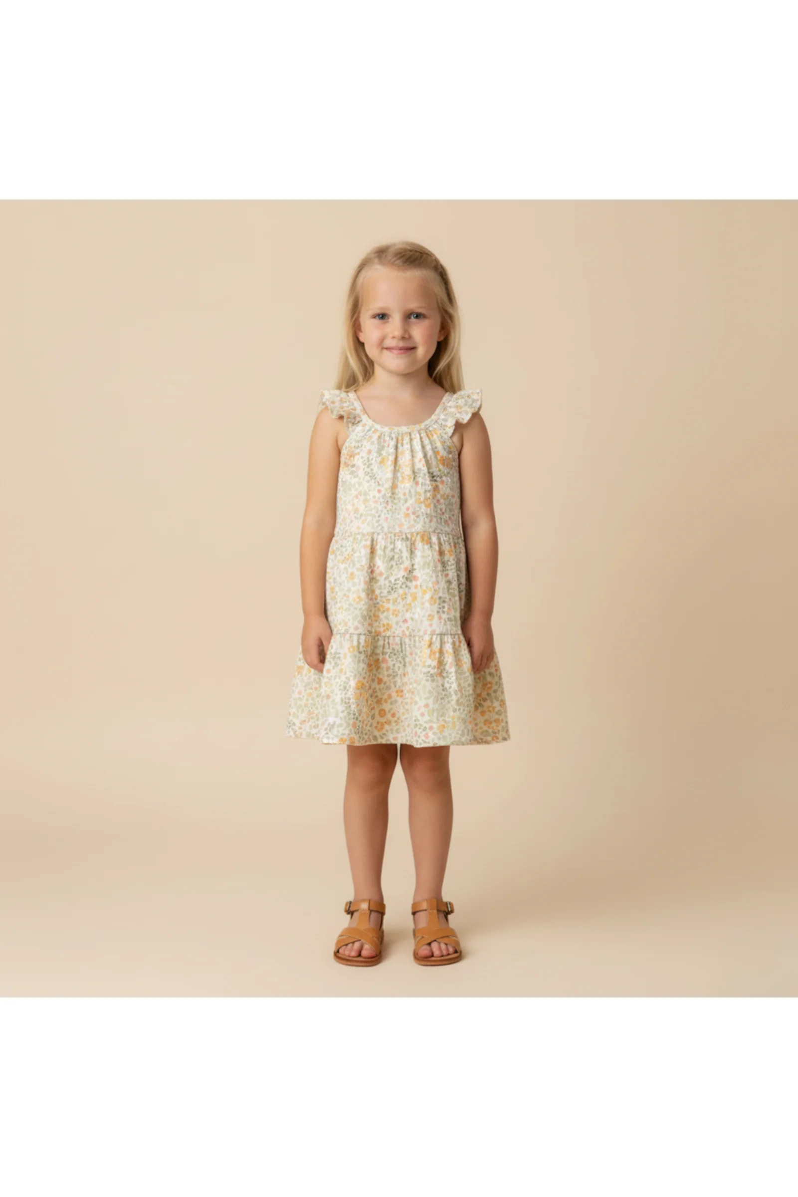 Organic Ruffle Tiered Dress - Bloomfield - Image 5