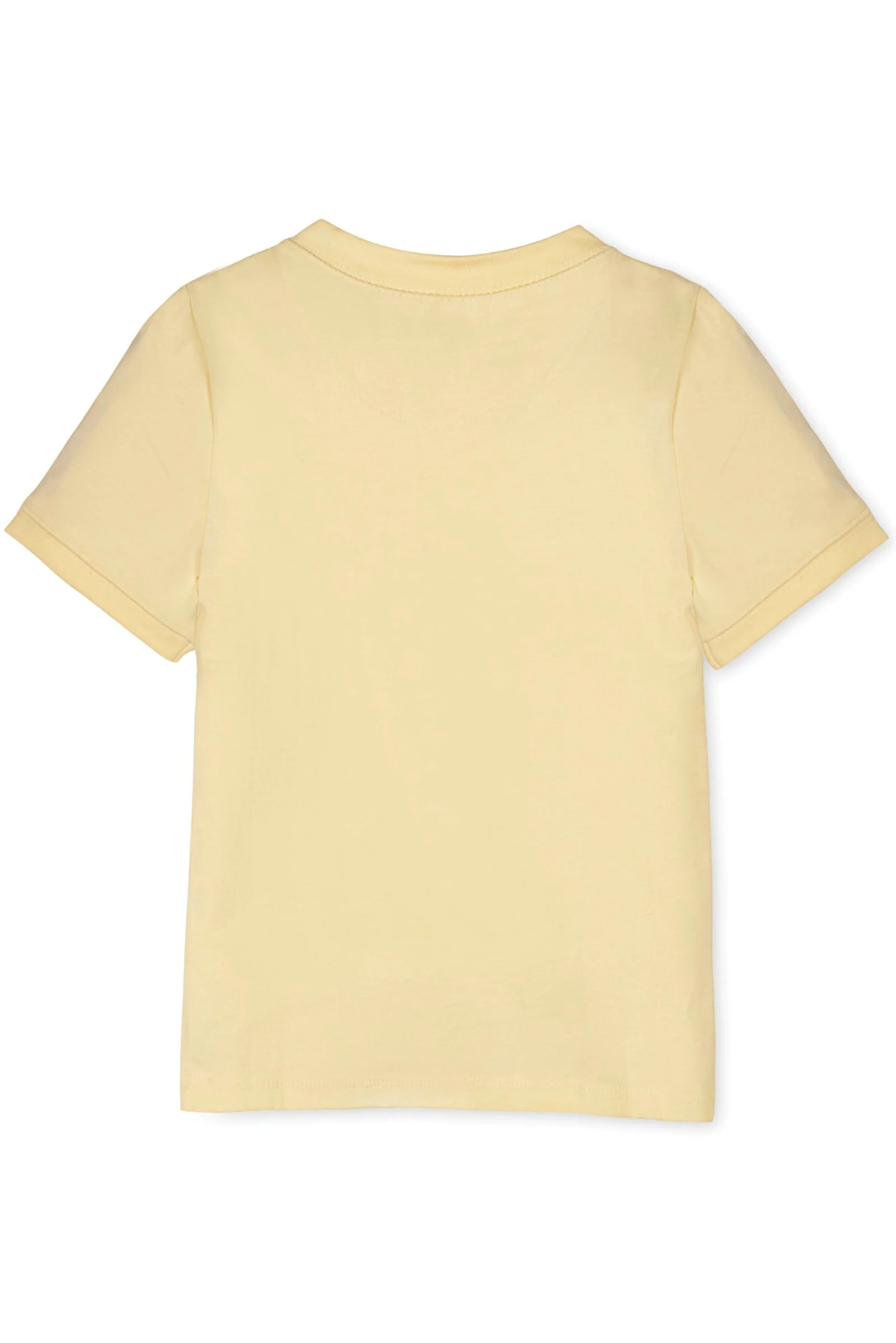 Hope & Henry Pale Yellow Organic Cotton Short Sleeve Henley T-Shirt for Boys, Sizes 2T-18 - Image 4
