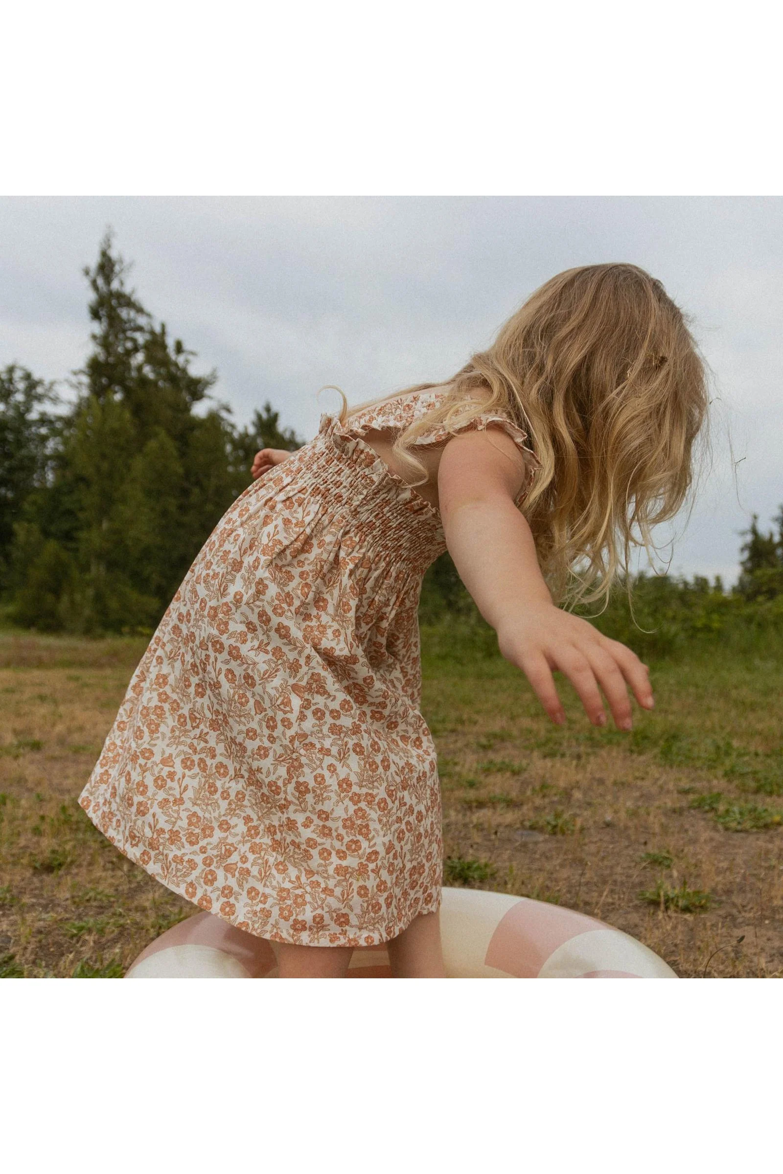 Organic Smocked Sundress - Sienna - Image 3