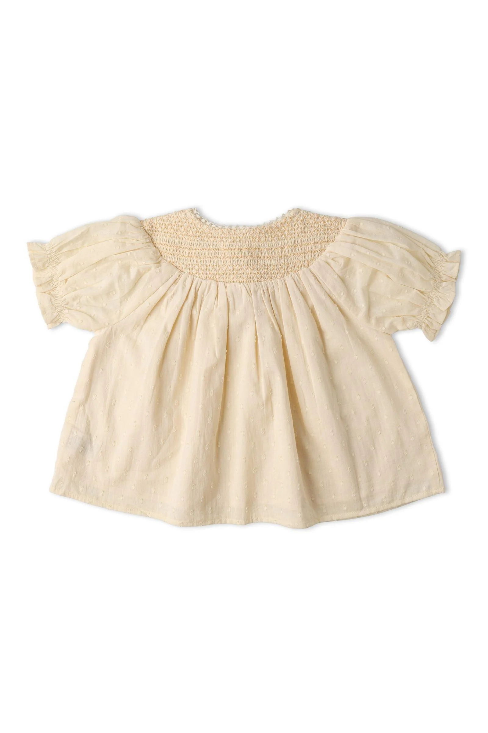 Organic Smocked Top & Shorts Set - Butter Yellow - Image 7