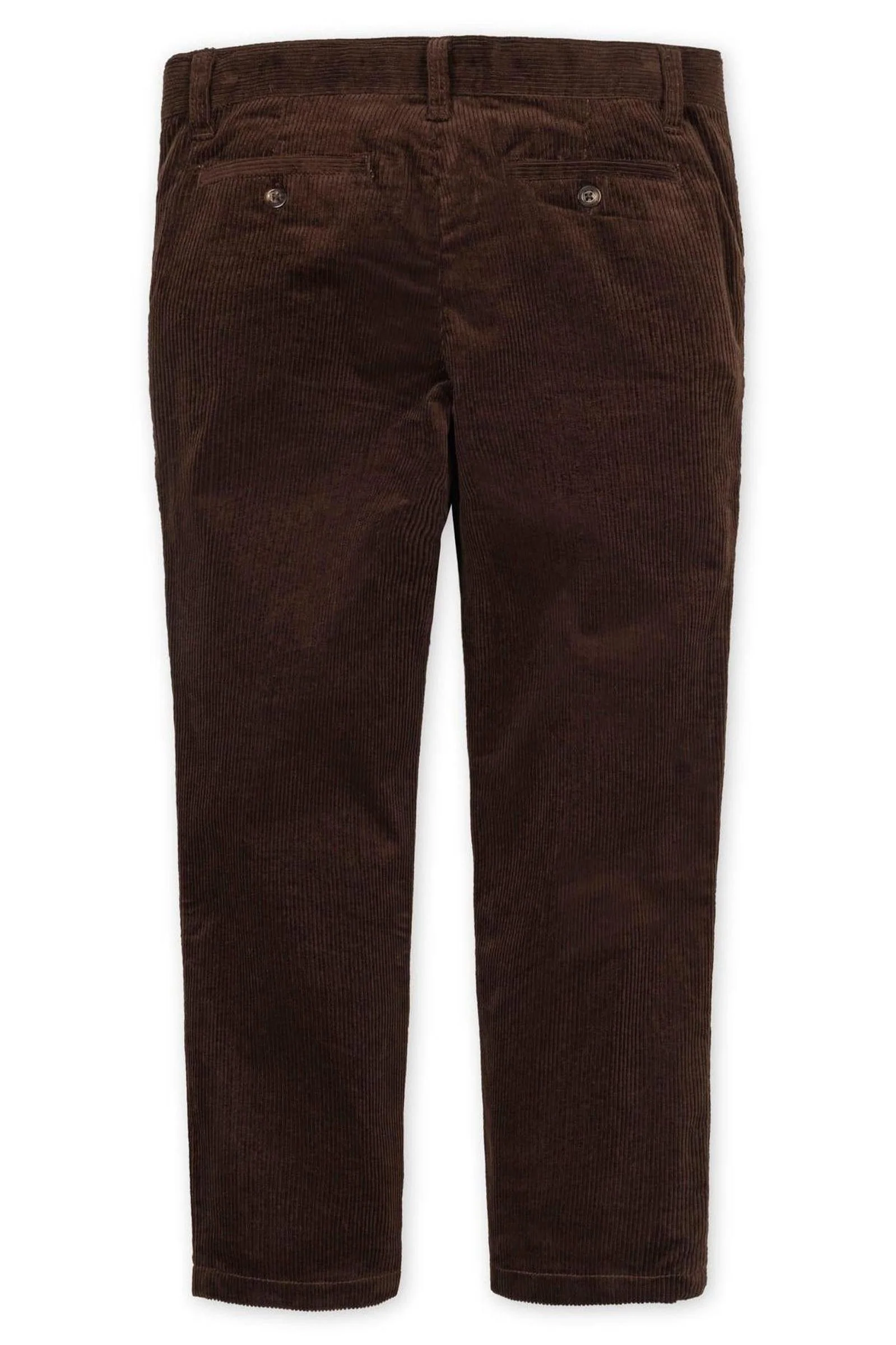 Hope & Henry Organic Cotton Stretch Corduroy Pants, Chocolate, Sizes 2-16 - Image 4