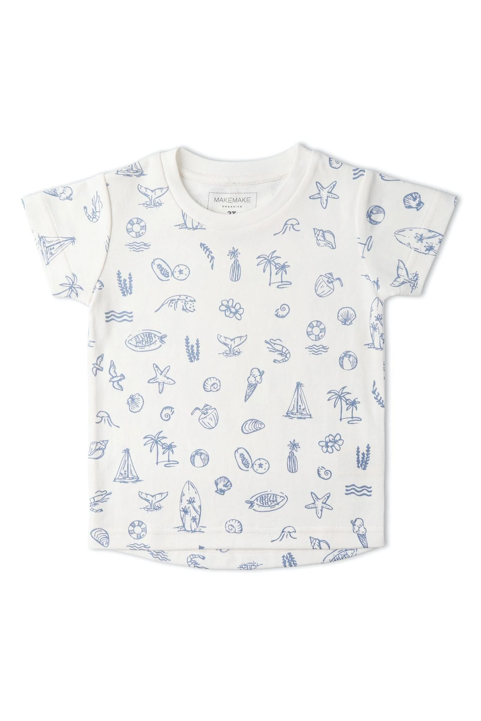 Organic Tee & Shorts Set - Coastal - Image 6