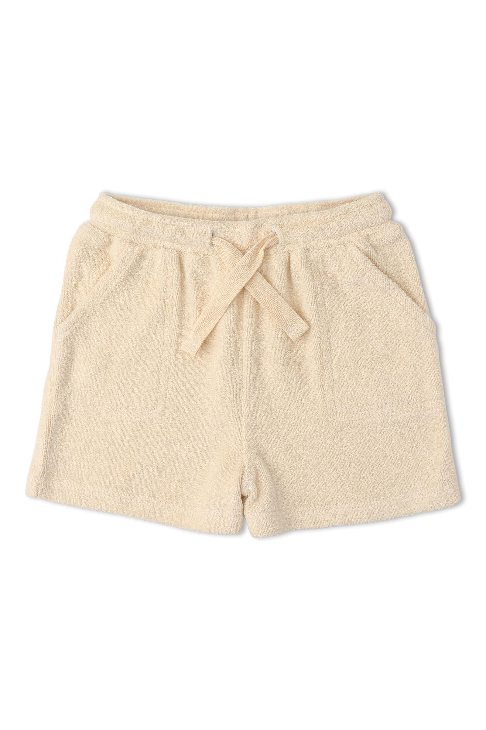 Organic Terry Tee & Shorts Set - Butter Yellow - Image 5
