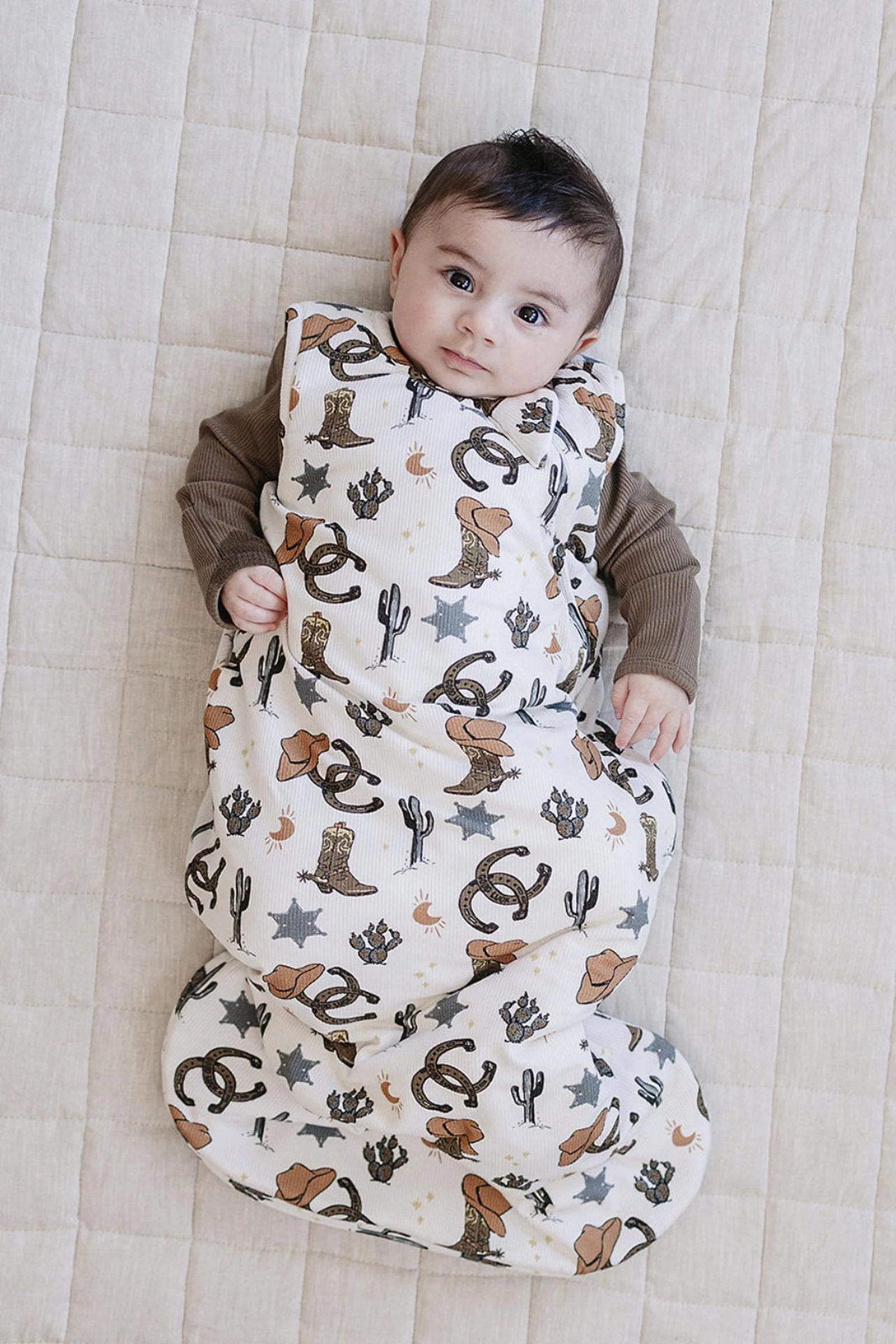 Outlaw Cowboy Bamboo Baby Sleep Sack - Image 4