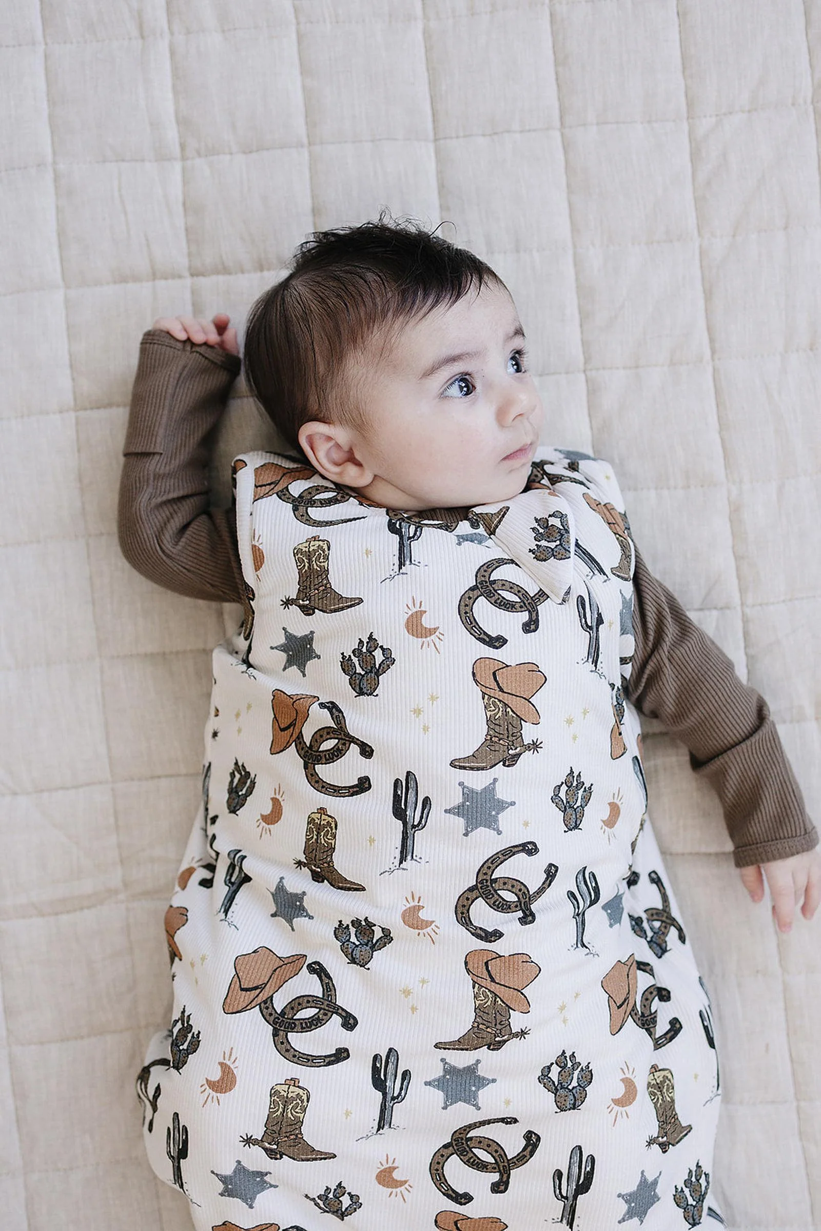 Outlaw Cowboy Bamboo Baby Sleep Sack - Image 5