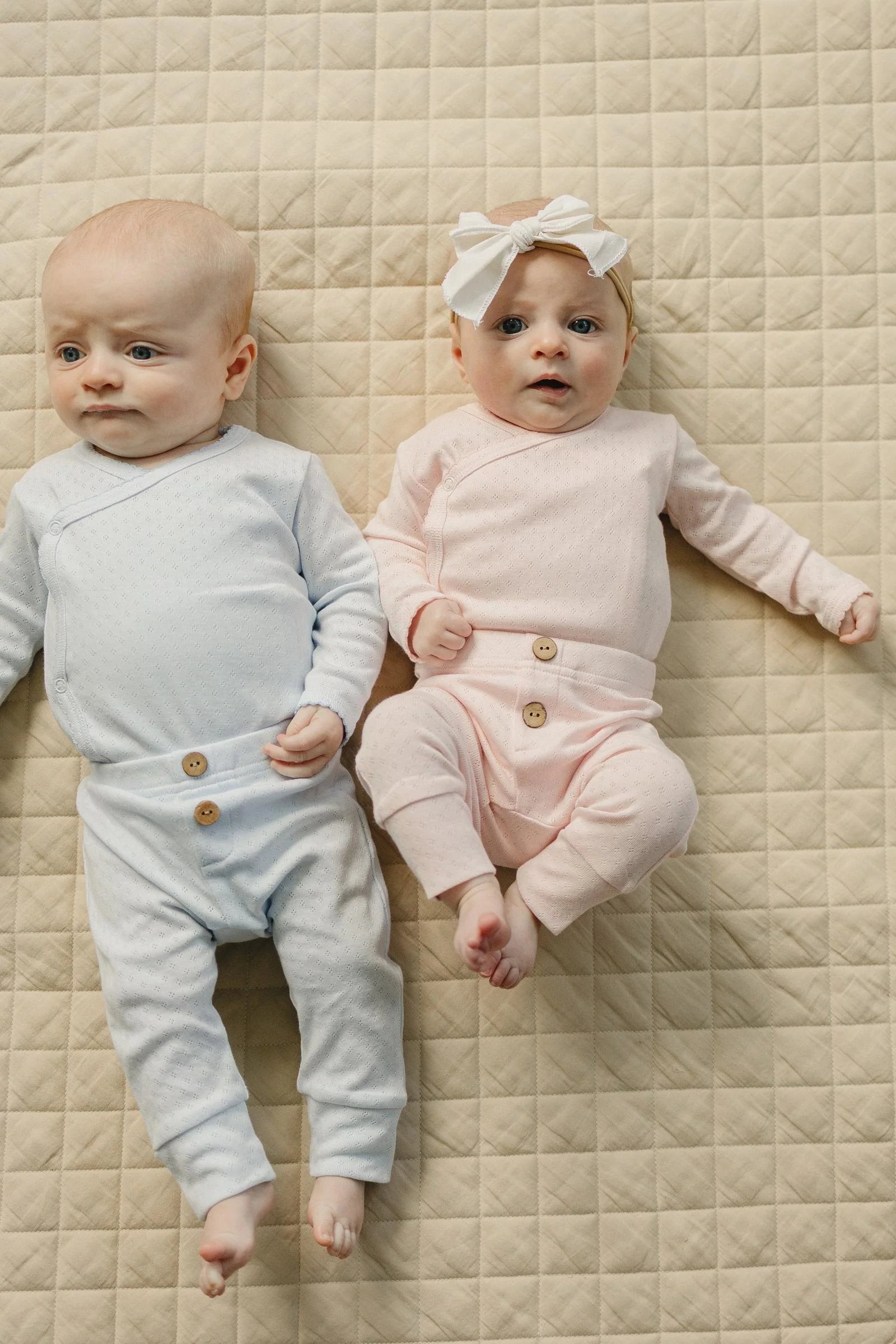 Pink Pointelle Baby Girl Layette Set - Image 4