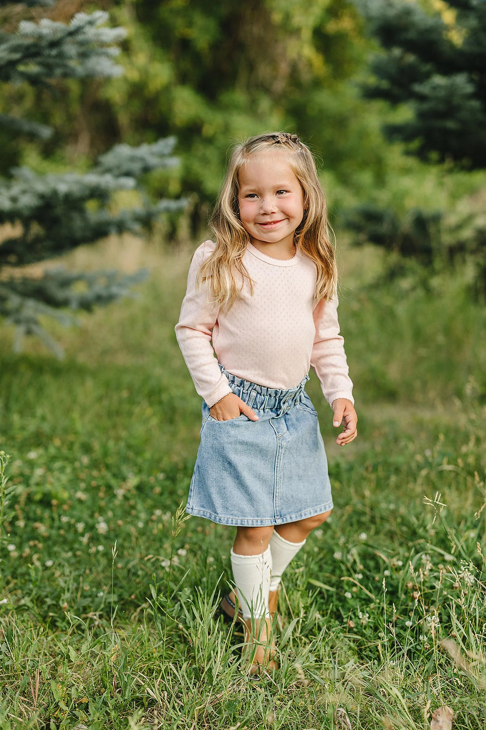 Mebie Baby Pink Pointelle Long Sleeve T-Shirt, 100% Cotton, Baby, Toddler & Kids - Image 4