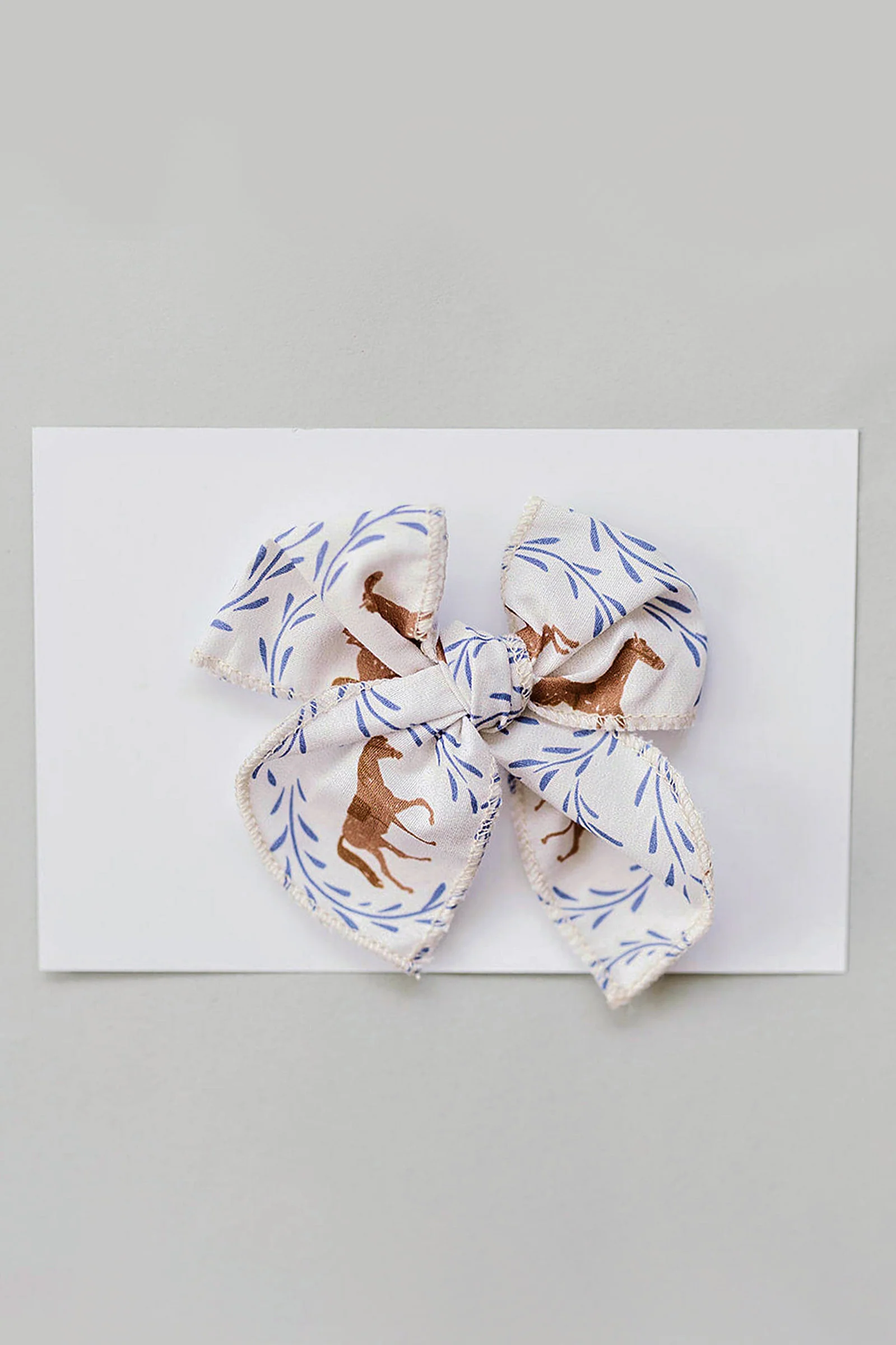 Western Pony Print Hair Bow for Baby & Kids - Image 5