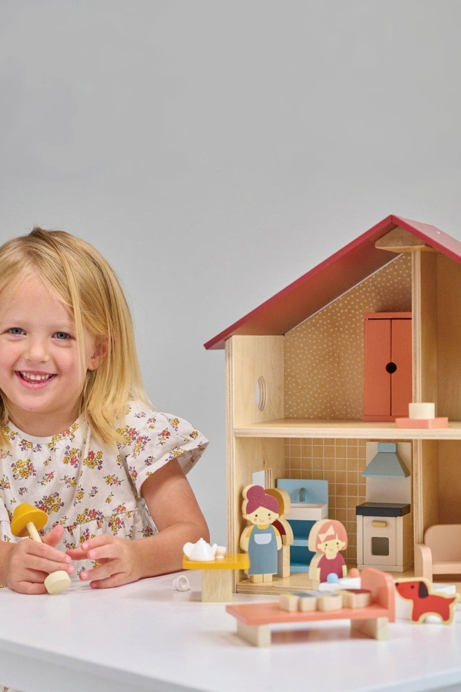 Mentari Wooden Toys, Poppets Dollhouse - Image 5
