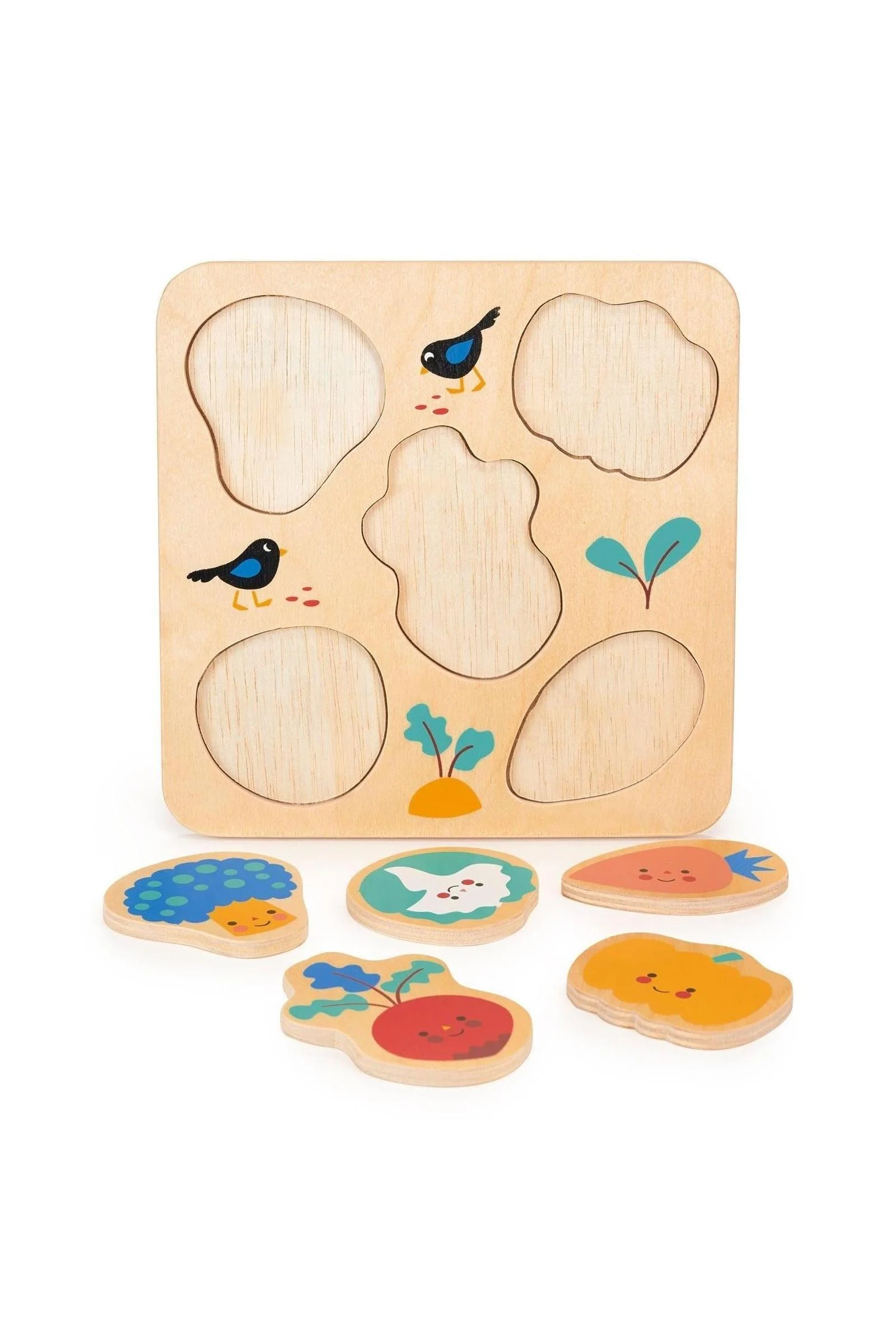 Mentari Wooden Toys, Puzzle Bundle, House, Vegetable, Countryside Puzzles - Image 5