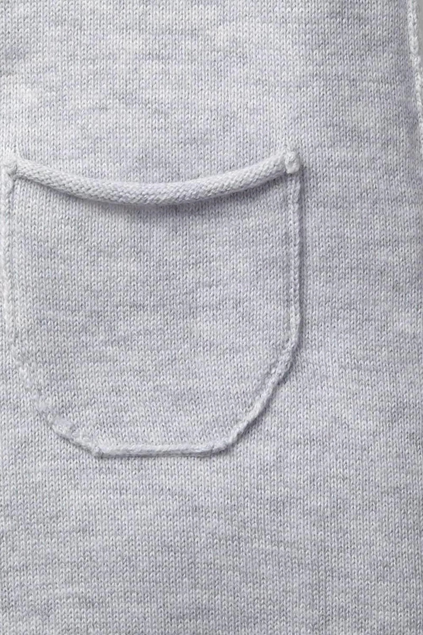 Hope & Henry Organic Cotton Raglan Knit Romper Gender Neutral, Gray, Baby - Image 4