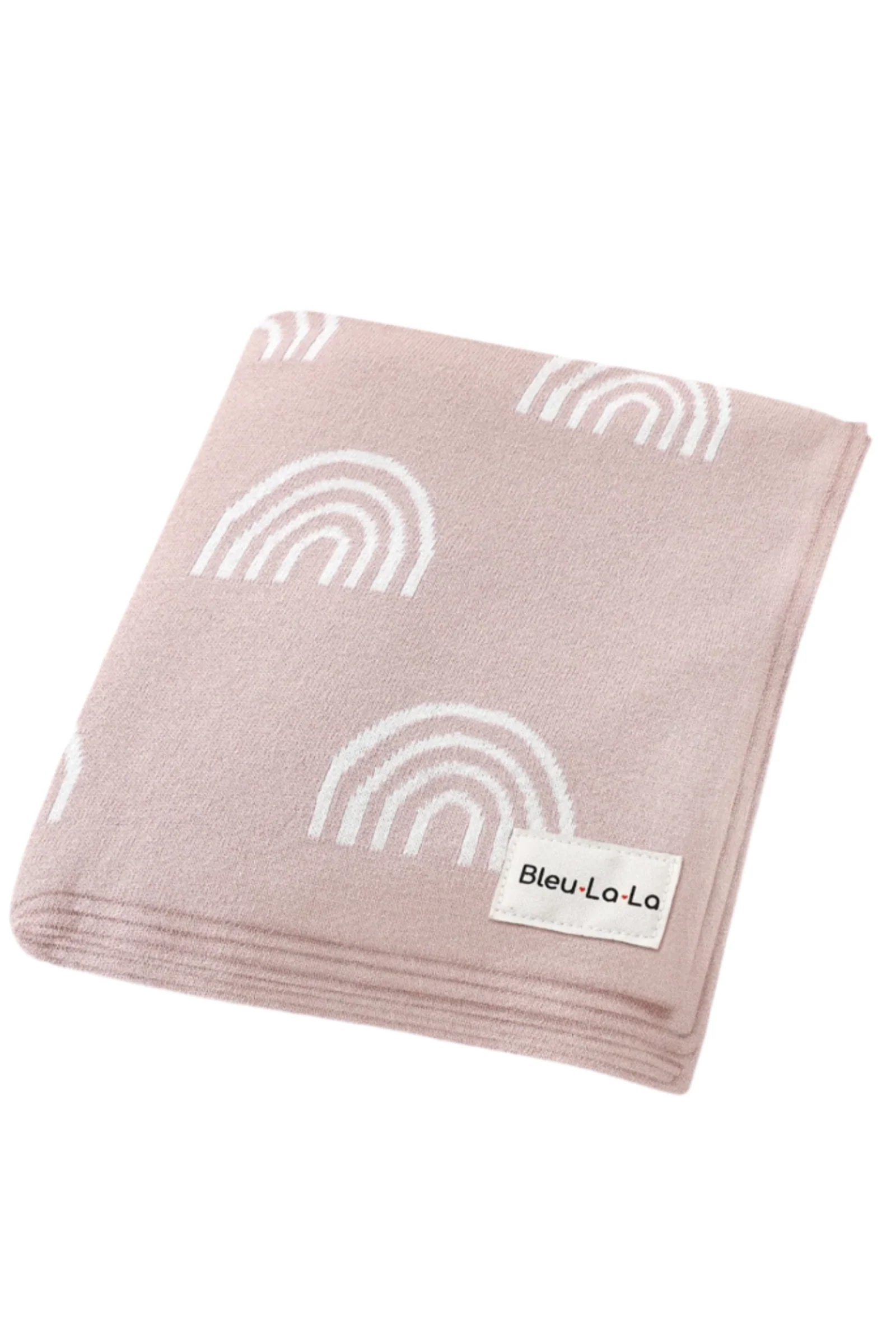 Rainbow Knit Luxury Swaddle Blanket, 100% OEKO Tex Pima Cotton - Image 2
