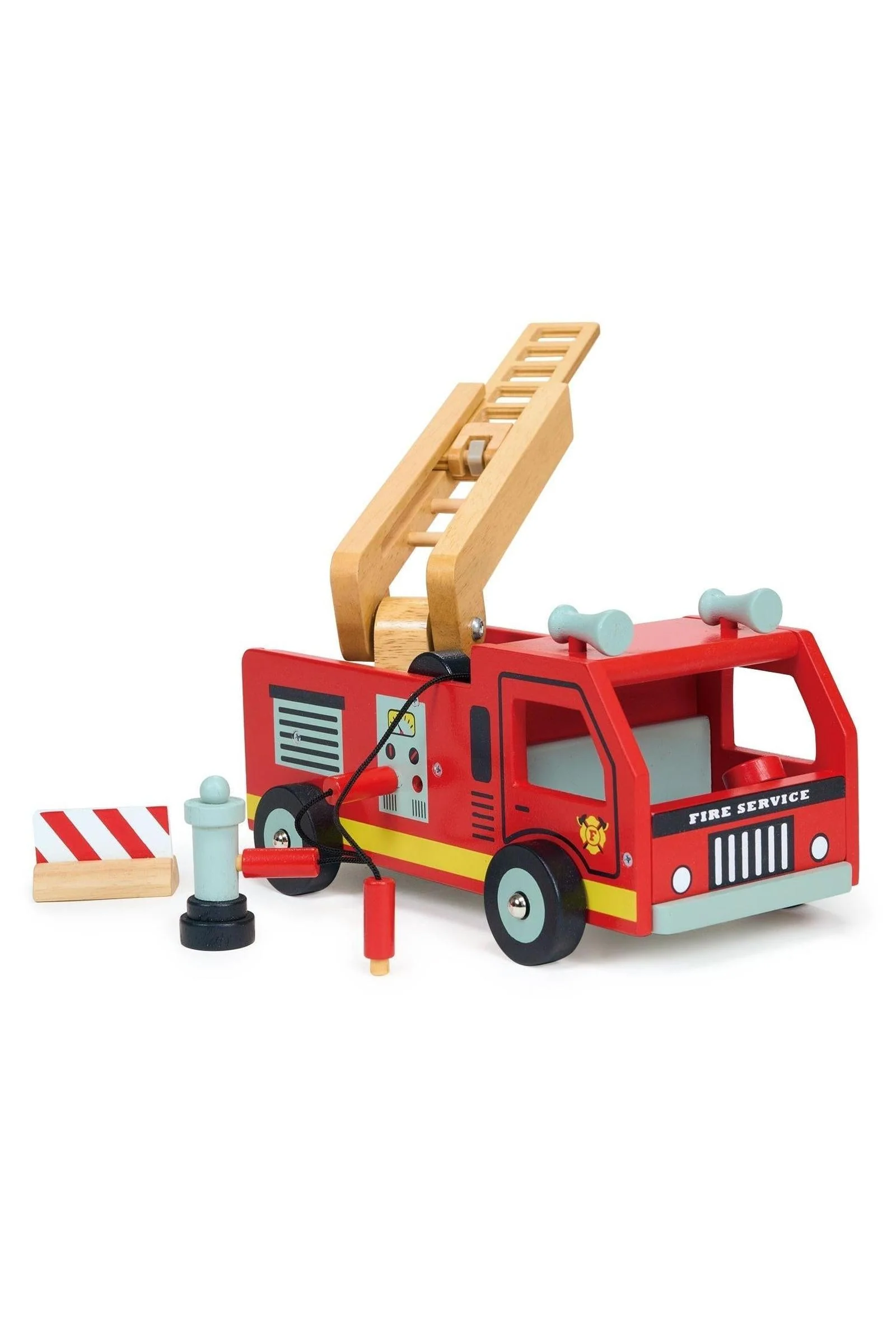 Mentari Wooden Toys, Red Fire Engine - Image 3