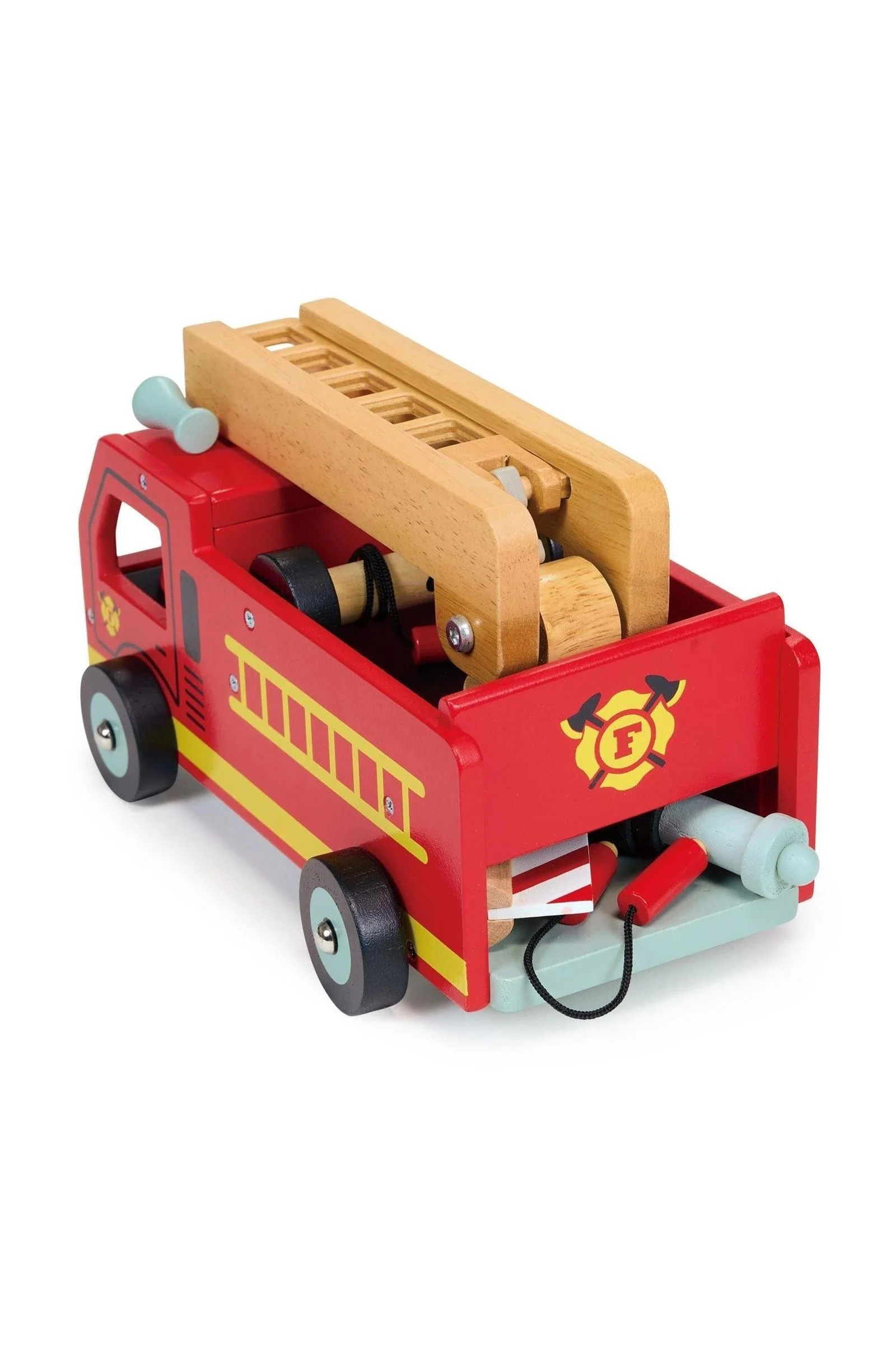 Mentari Wooden Toys, Red Fire Engine - Image 5