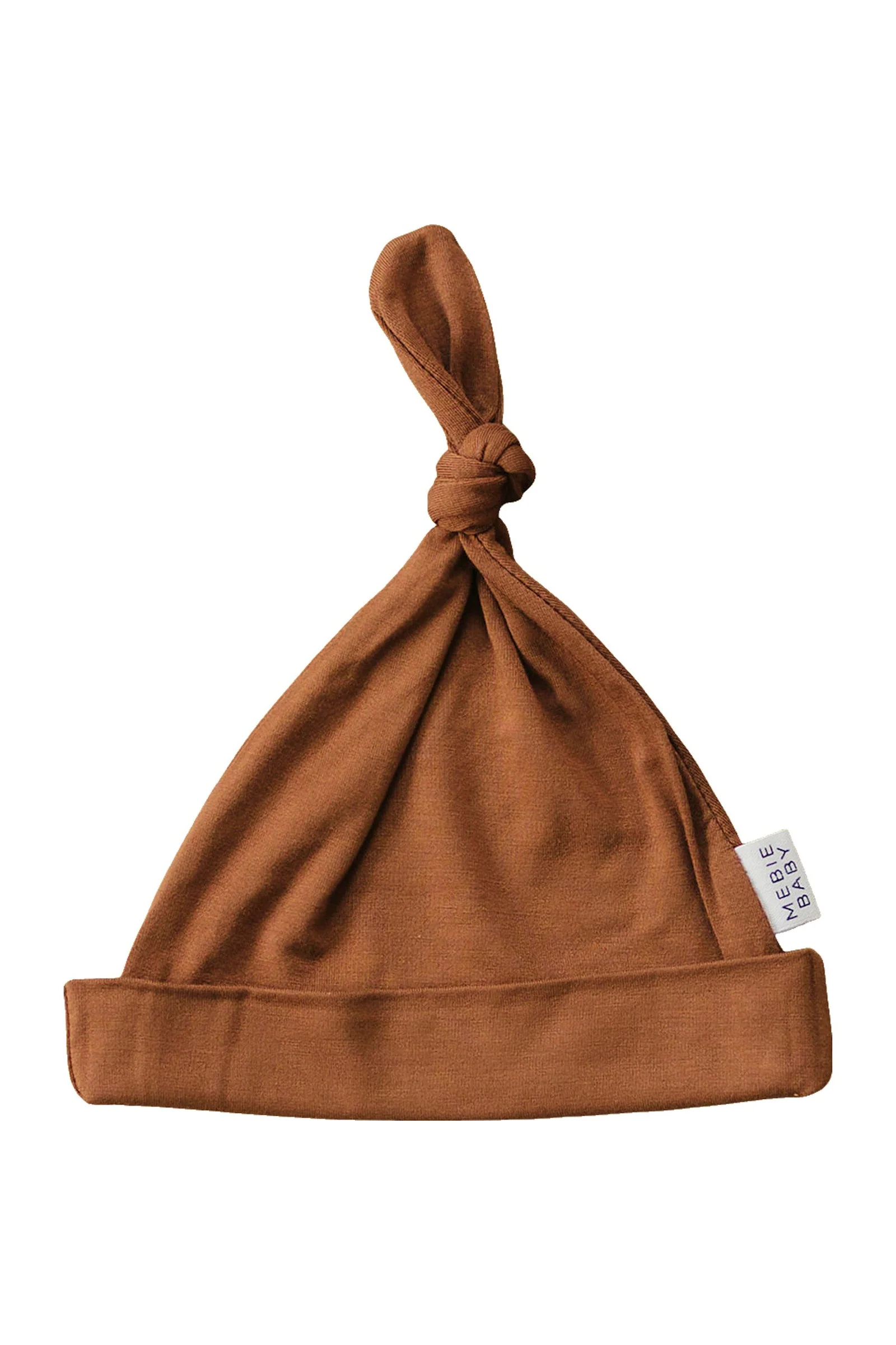Mebie Baby Rust Newborn Knot Hat, Bamboo, Newborn, Baby Essentials - Image 2