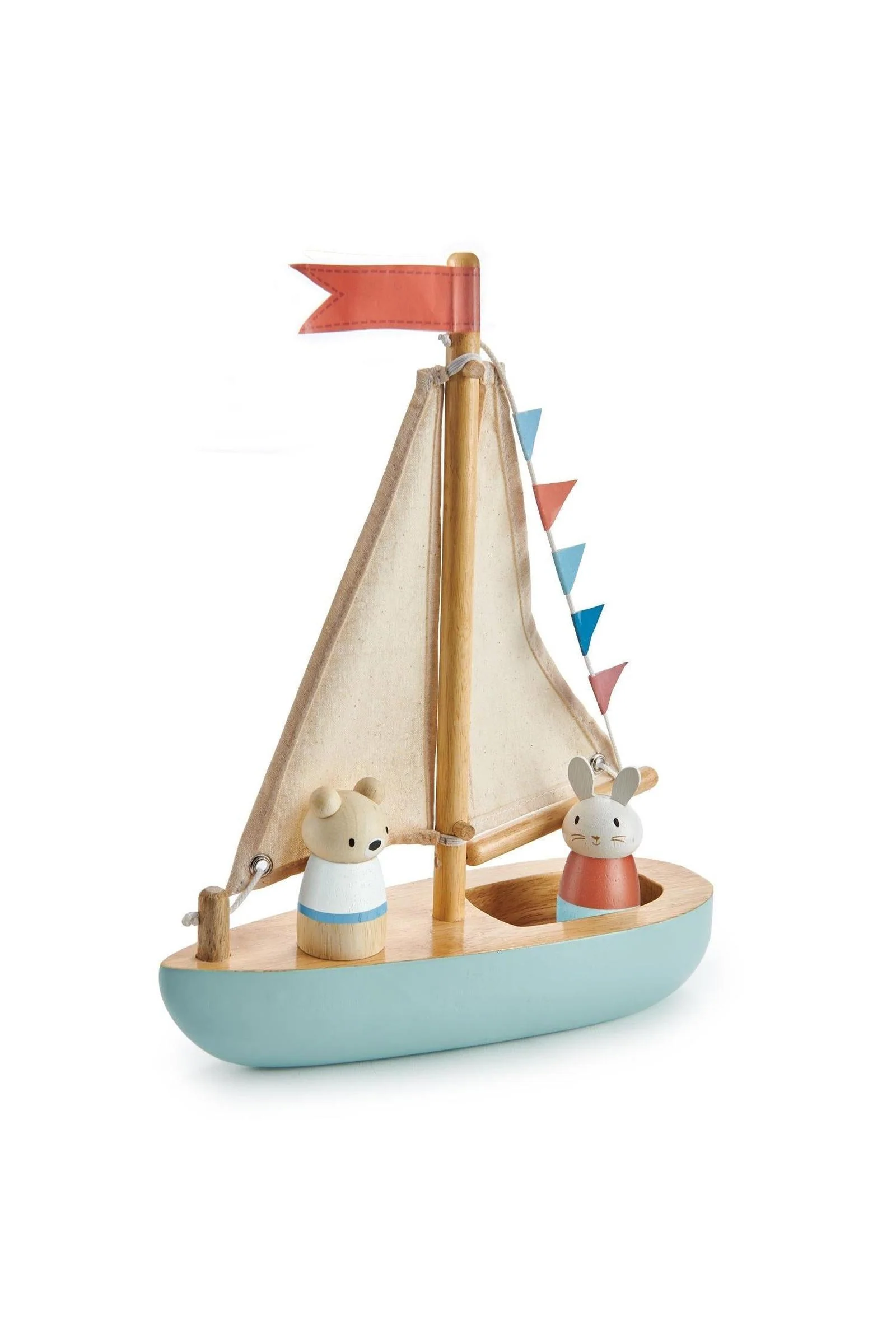 Tender Leaf Wooden Toys, Sailaway Boat - Image 4
