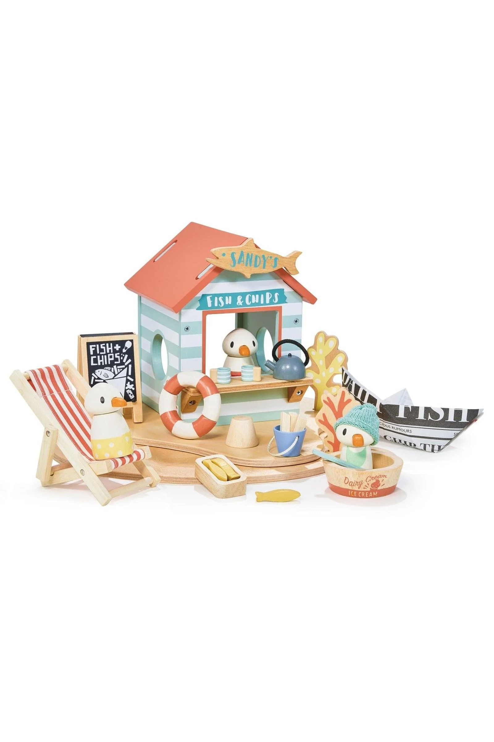 Tender Leaf Wooden Toys, Sandy's Beach Hut