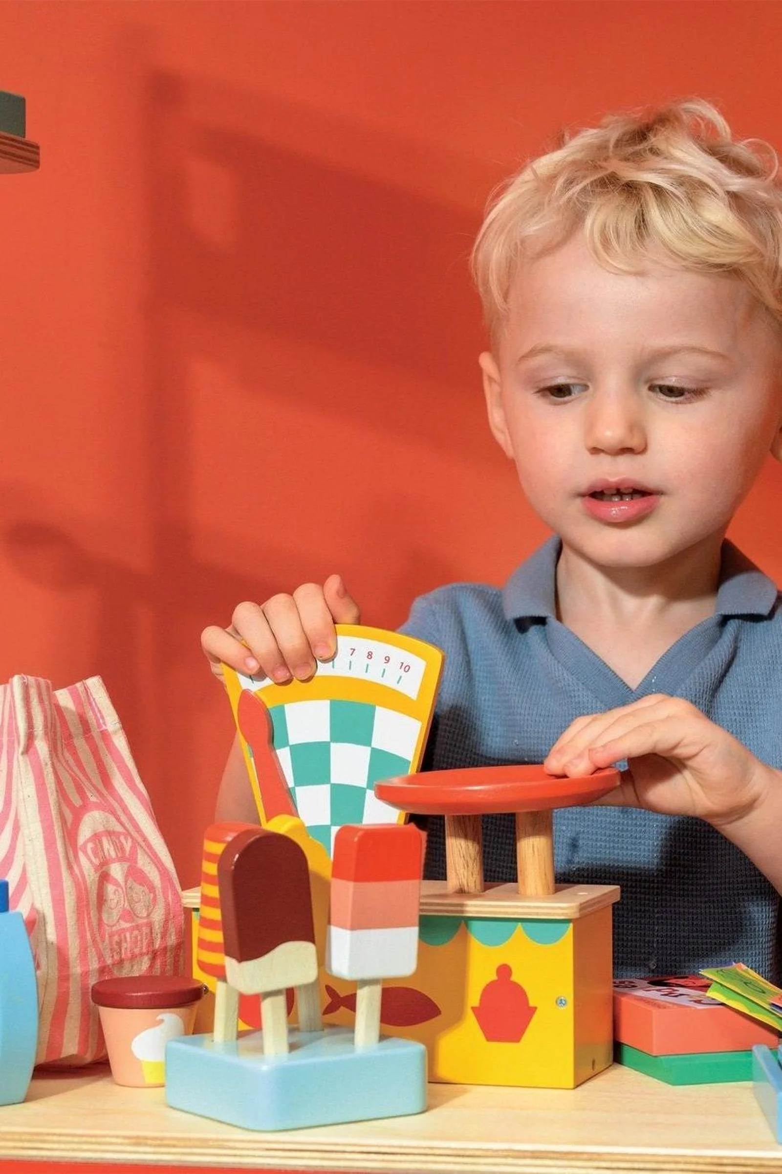Mentari Wooden Toys, Shop Keeper Stand - Image 6