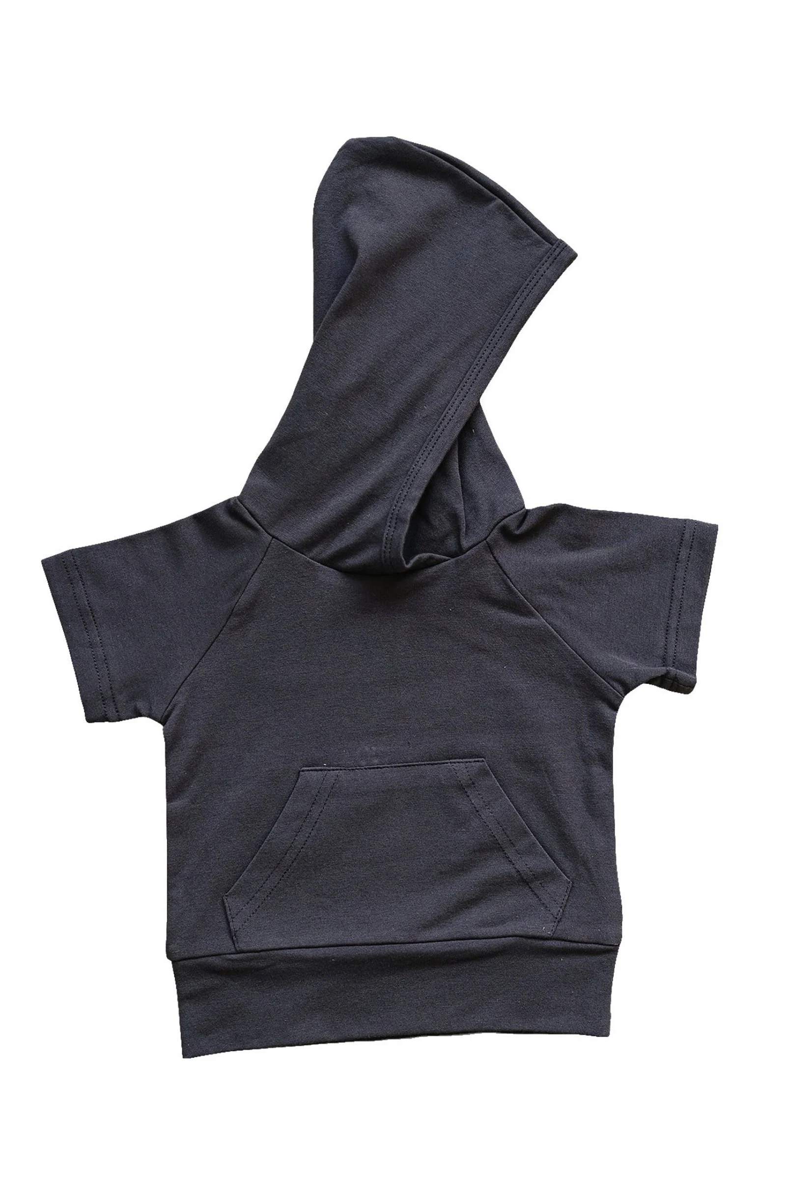 Mebie Baby Baby & Toddler Slate Hooded T-Shirt, Cotton, Baby - Image 2