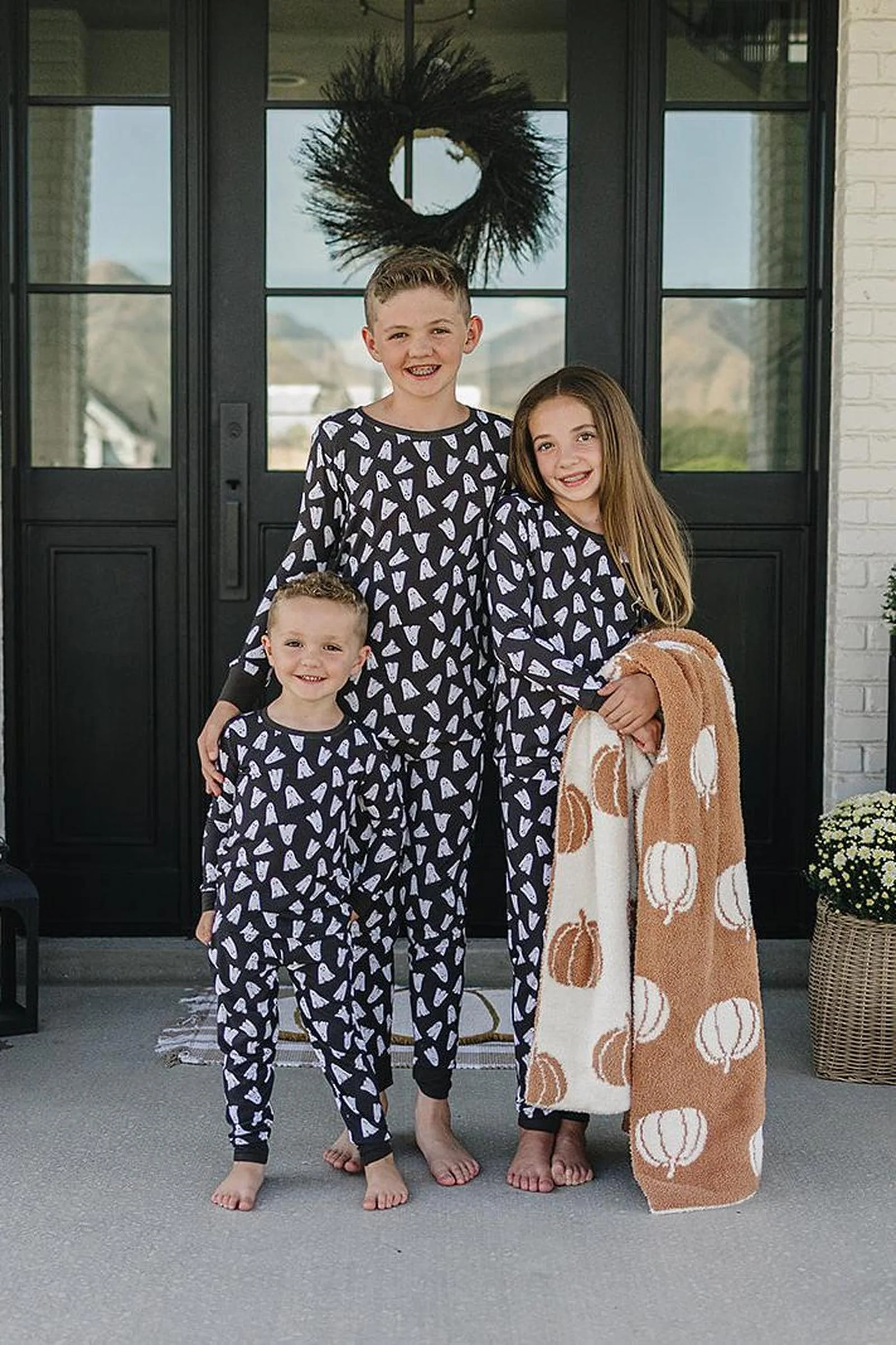 Mebie Baby Spooky Cozy Pajama Set, Bamboo, Gender Neutral, Baby, Toddler & Kids - Image 3