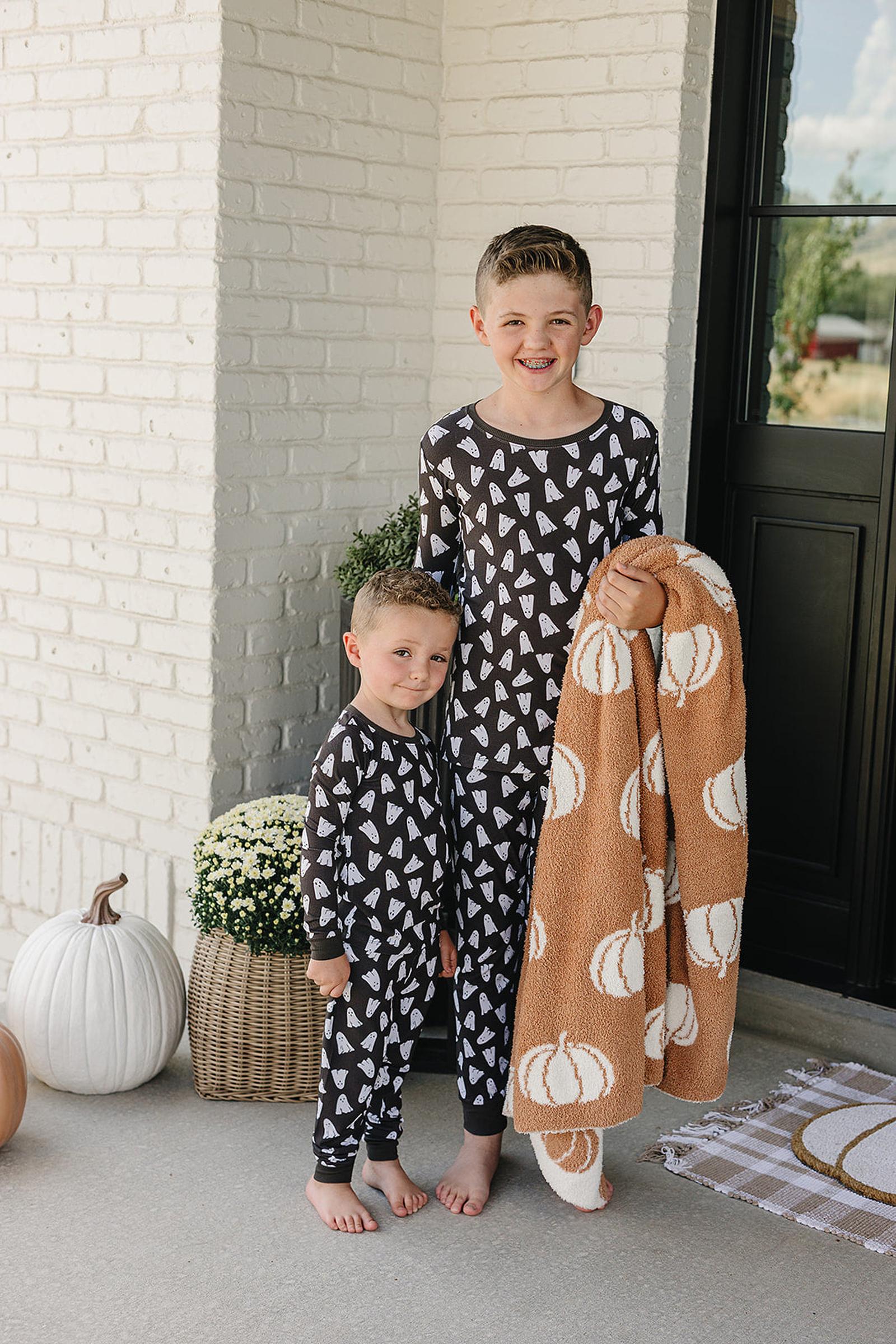 Mebie Baby Spooky Cozy Pajama Set, Bamboo, Gender Neutral, Baby, Toddler & Kids - Image 4