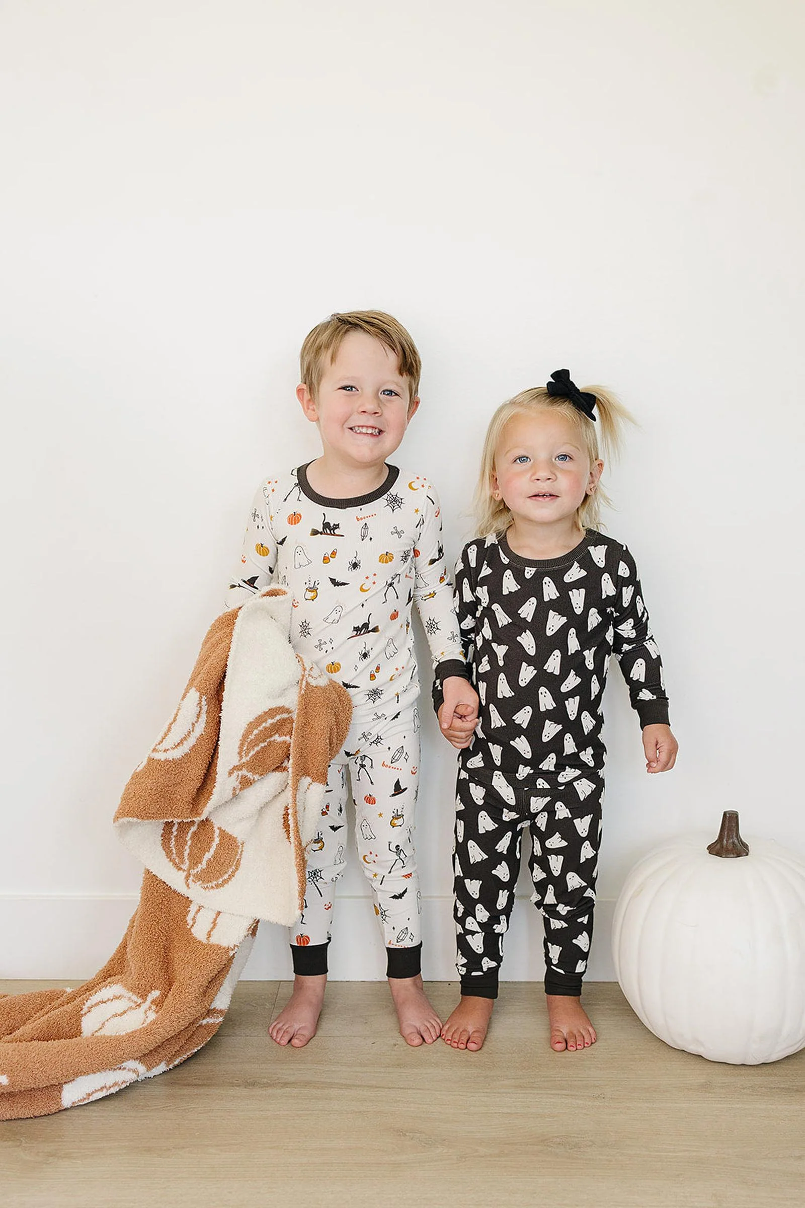Mebie Baby Spooky Cozy Pajama Set, Bamboo, Gender Neutral, Baby, Toddler & Kids - Image 5
