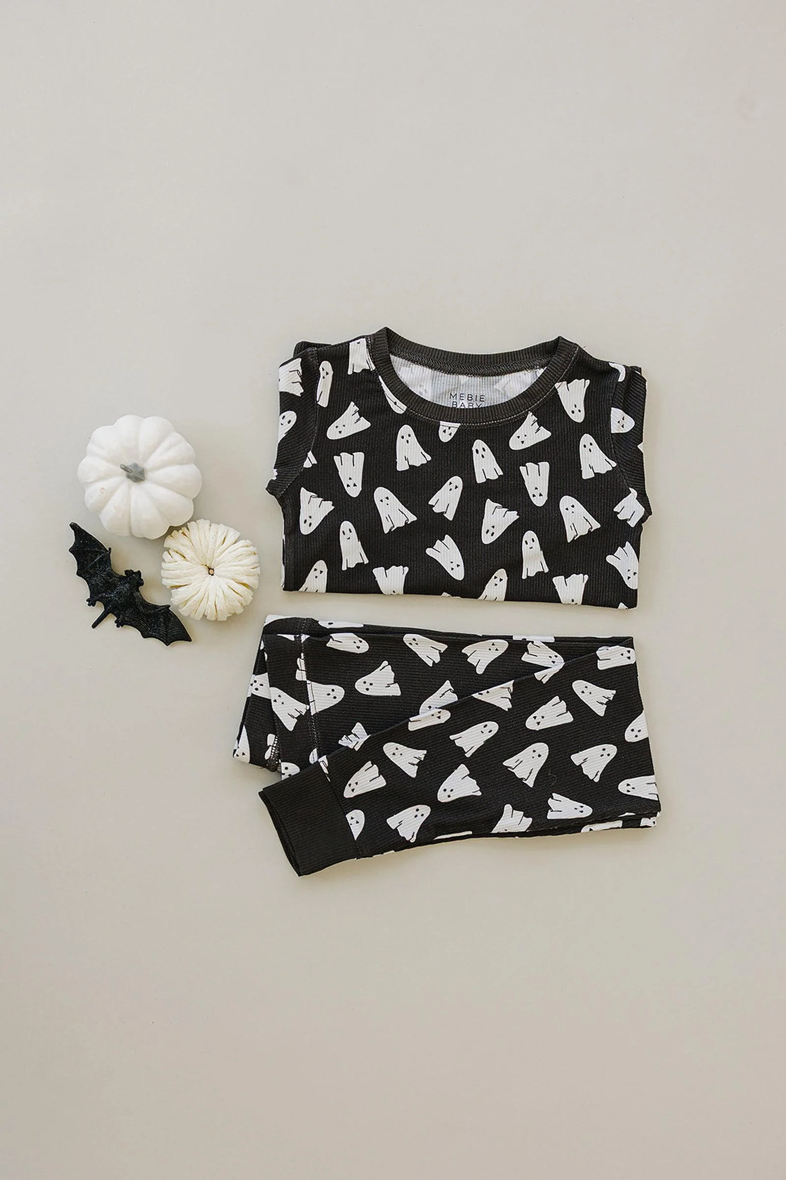 Mebie Baby Spooky Cozy Pajama Set, Bamboo, Gender Neutral, Baby, Toddler & Kids - Image 7