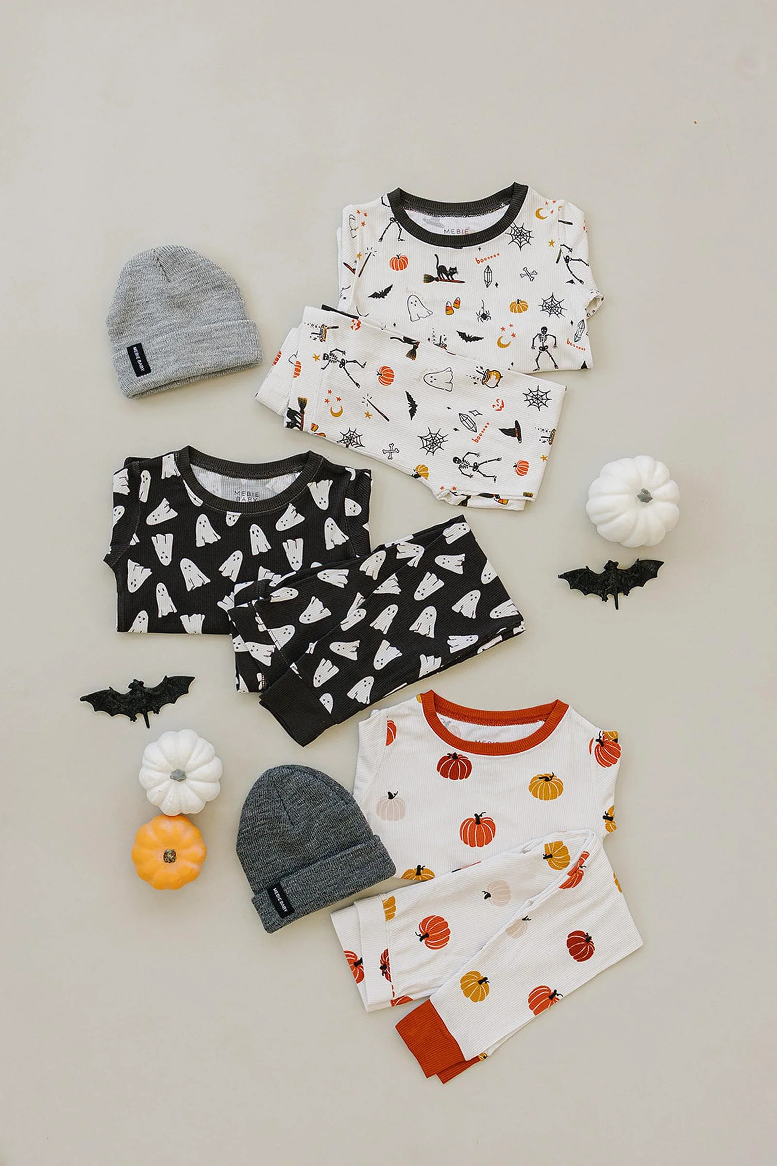 Mebie Baby Spooky Cozy Pajama Set, Bamboo, Gender Neutral, Baby, Toddler & Kids - Image 8