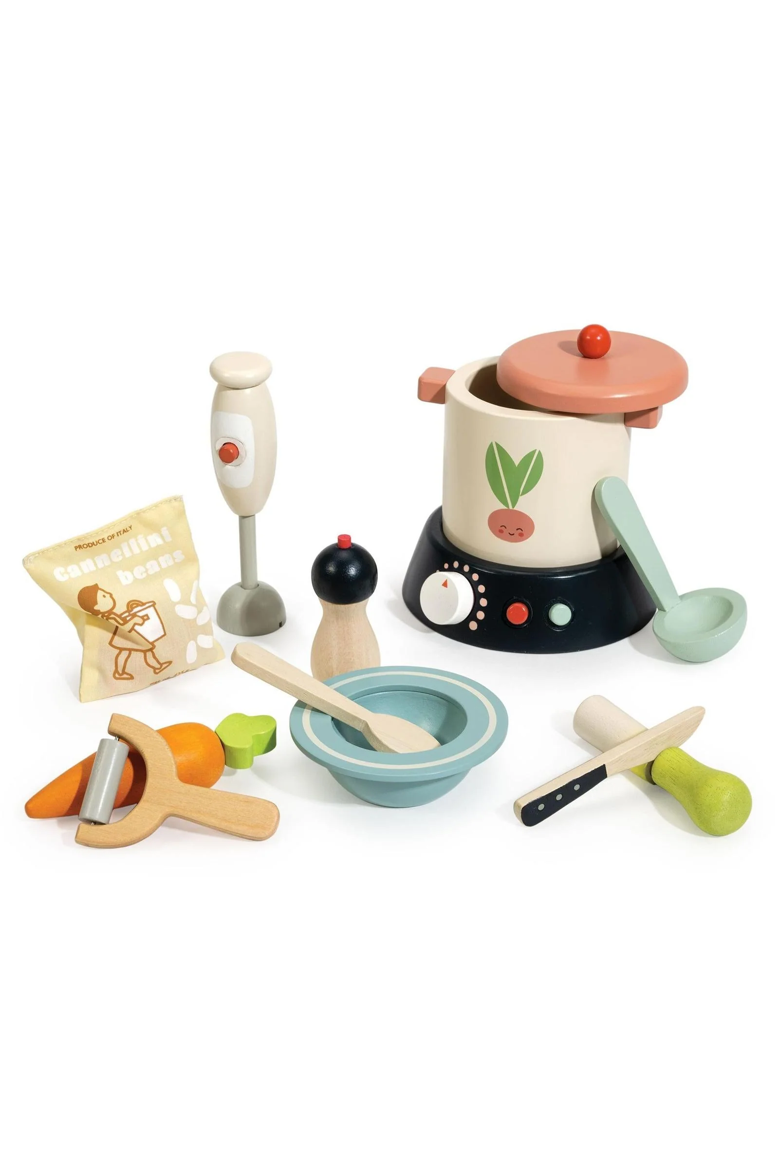 Tender Leaf Wooden Toys, Stir and Serve Soup Maker - Image 3