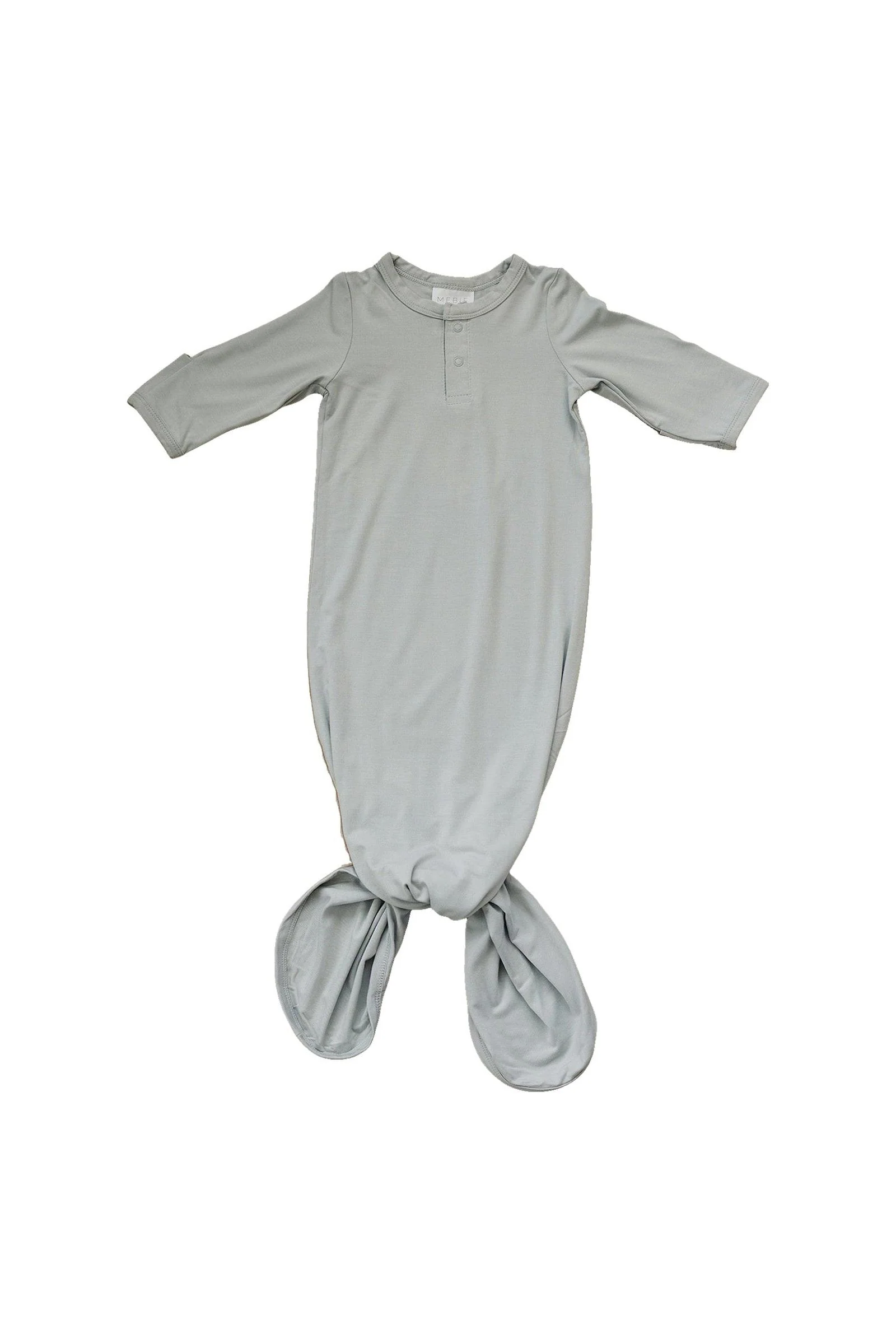 Mebie Baby Stone Knot Gown, Bamboo, Baby Essentials, Gender Neutral - Image 2