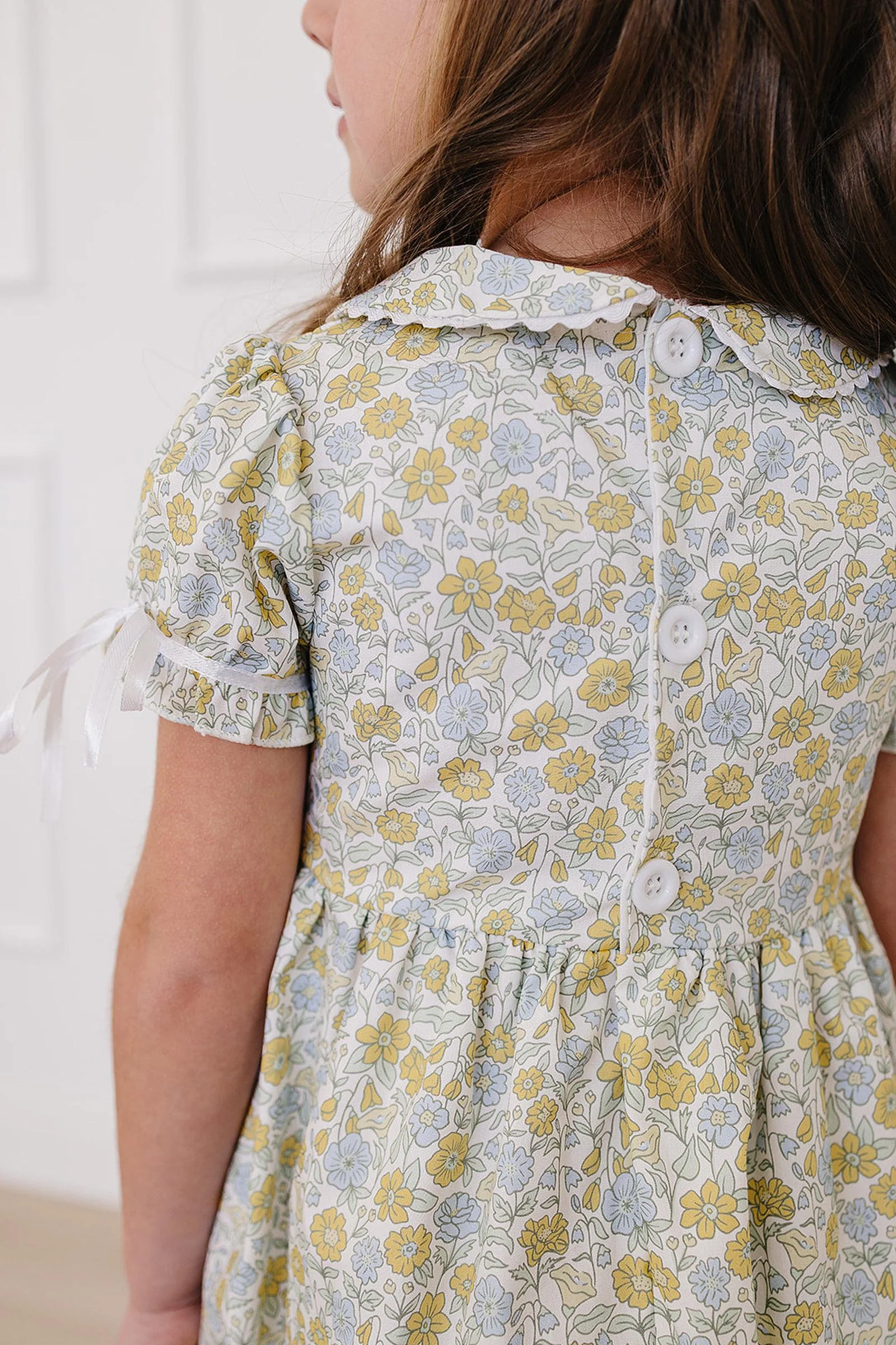 Mebie Baby Cotton Sunny Floral Dress, Sizes 0-10 - Image 7